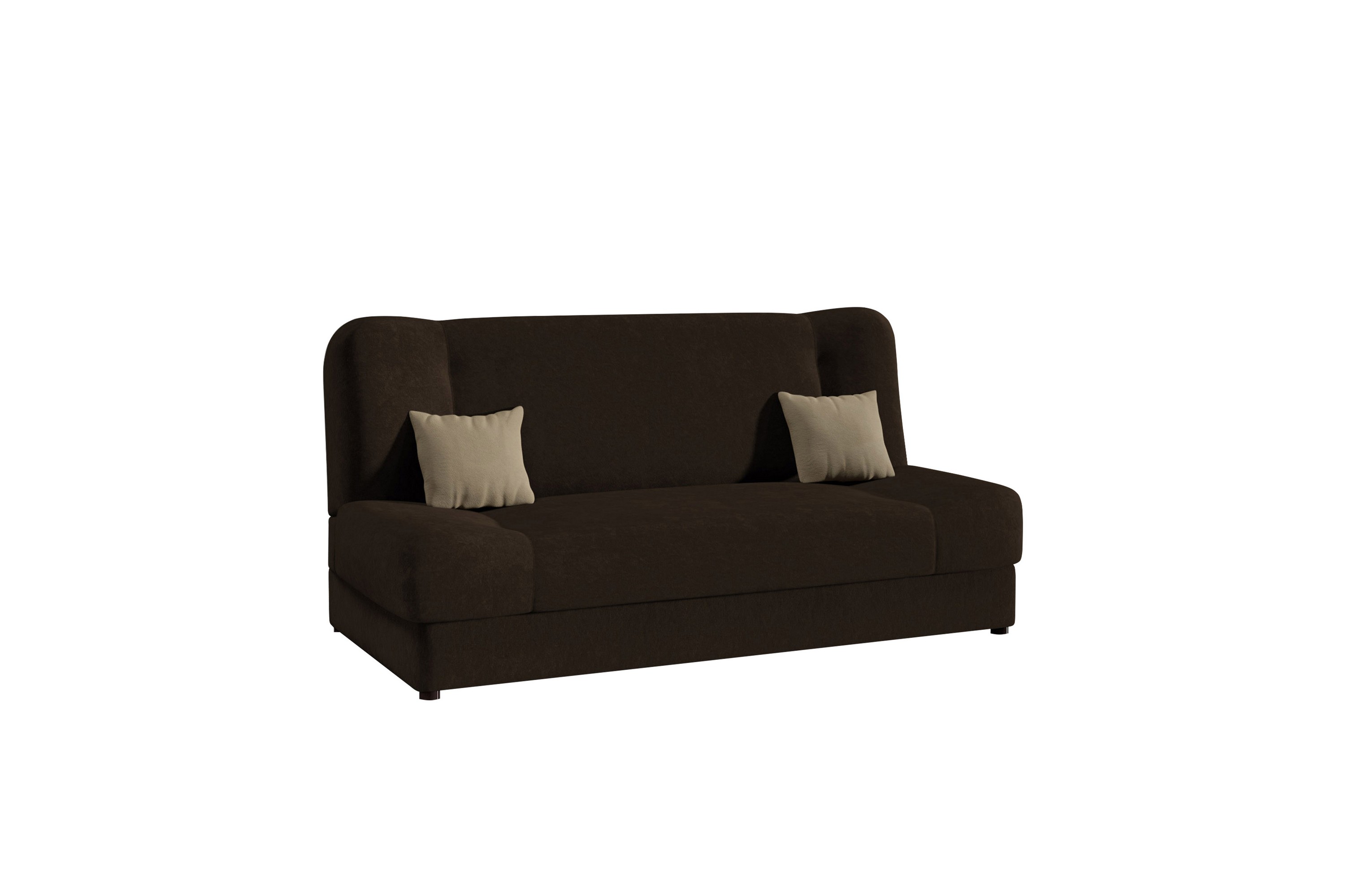 Abron Soffa 3-sits Brun/Beige