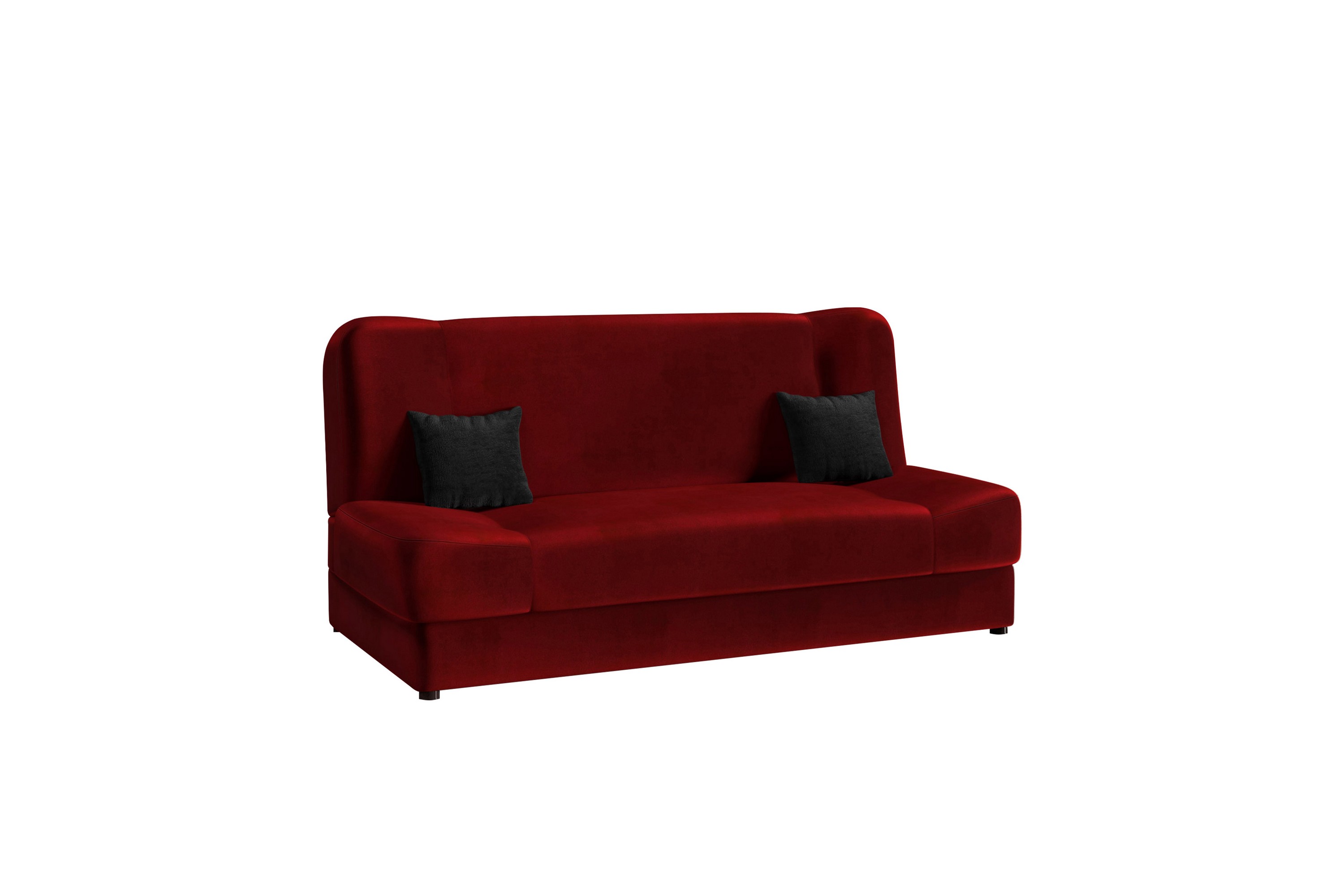 Abron Soffa 3-sits Röd/Svart