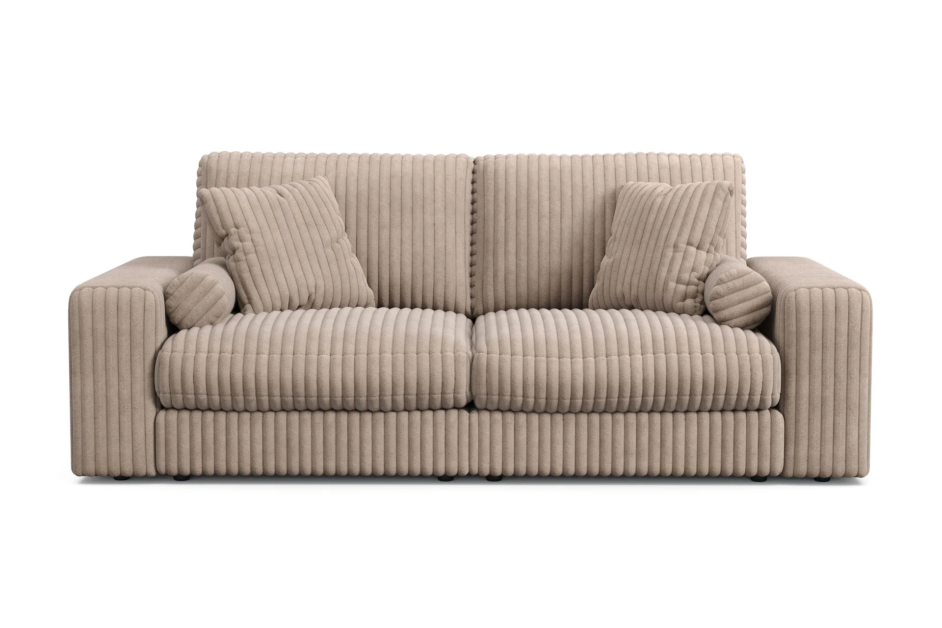 Adels&ouml; by Gynning 3-sits Djup Soffa i bred Manchester - Greige