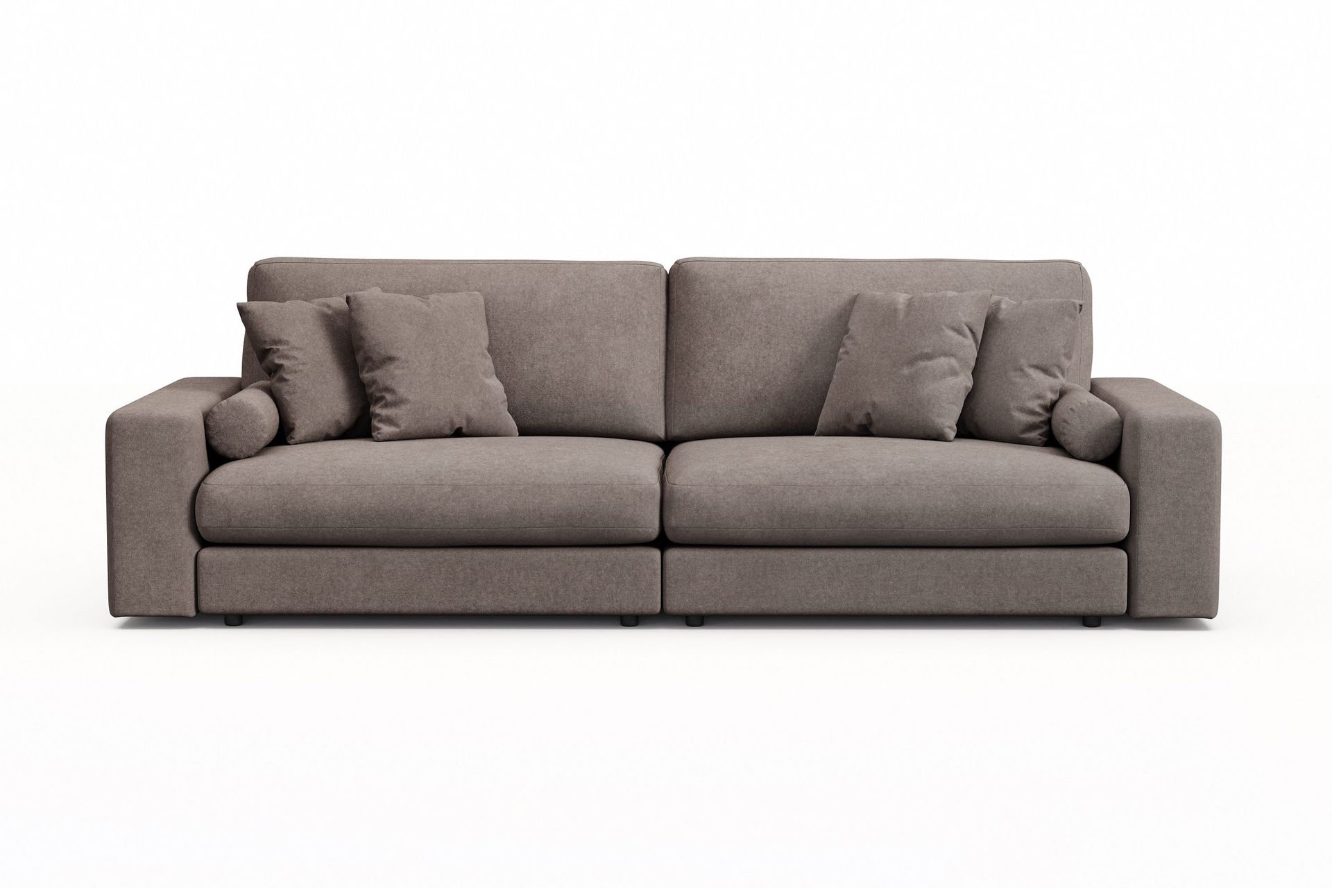 Adels&ouml; by Gynning 4-sits Djup Soffa i Tyg - Brun