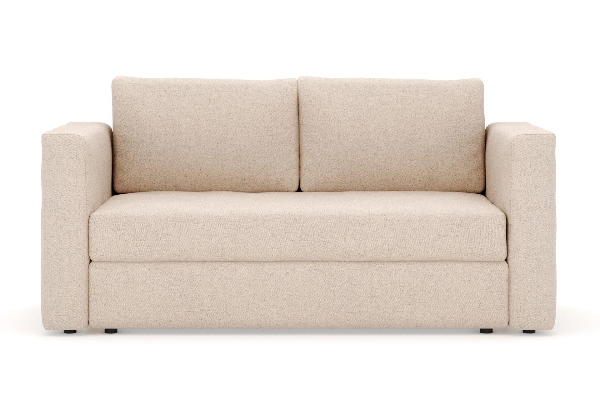 alnaryd 2-3-sits bäddsoffa med fällbart armstöd - beige