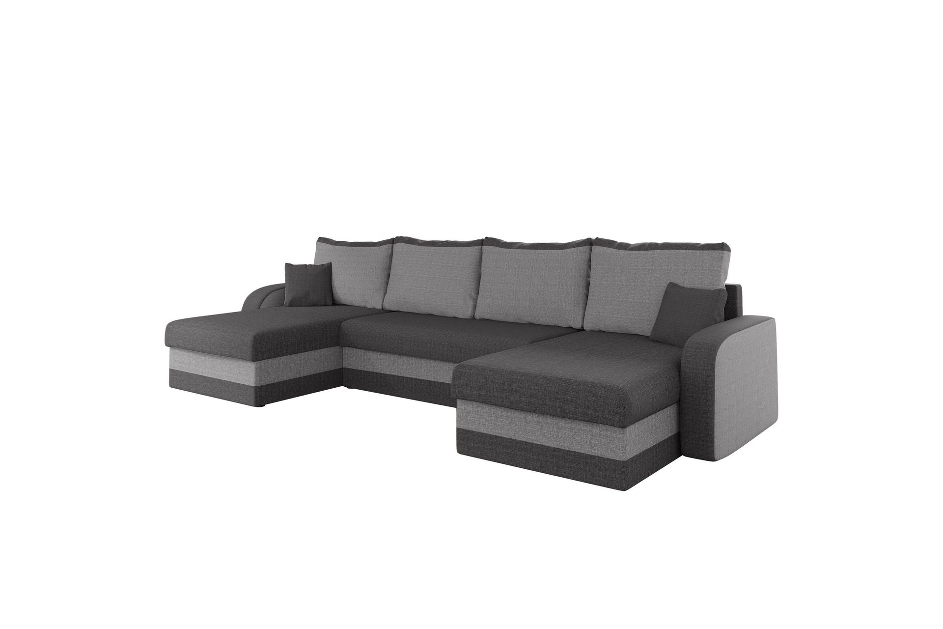 Alvared Soffa Dubbeldivan 4-sits - Ljusgrå/Grå