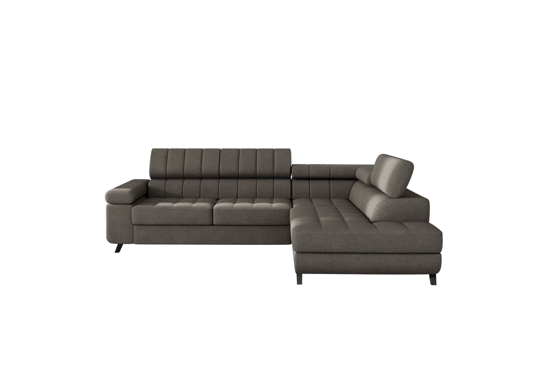 Amshyttan Soffa med Sch&auml;slong 3-sits - Brun