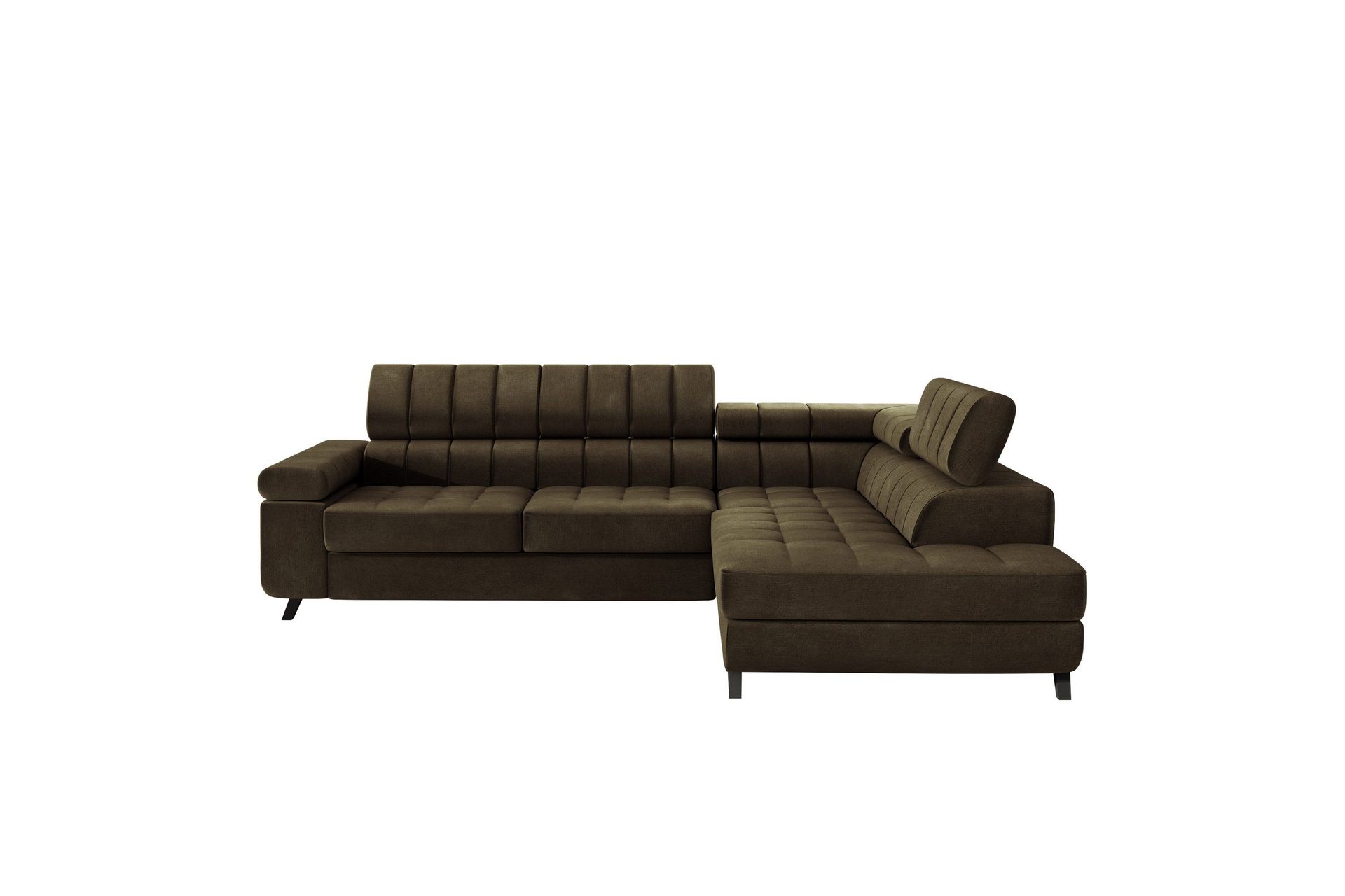 Amshyttan Soffa med Sch&auml;slong 3-sits - Brun