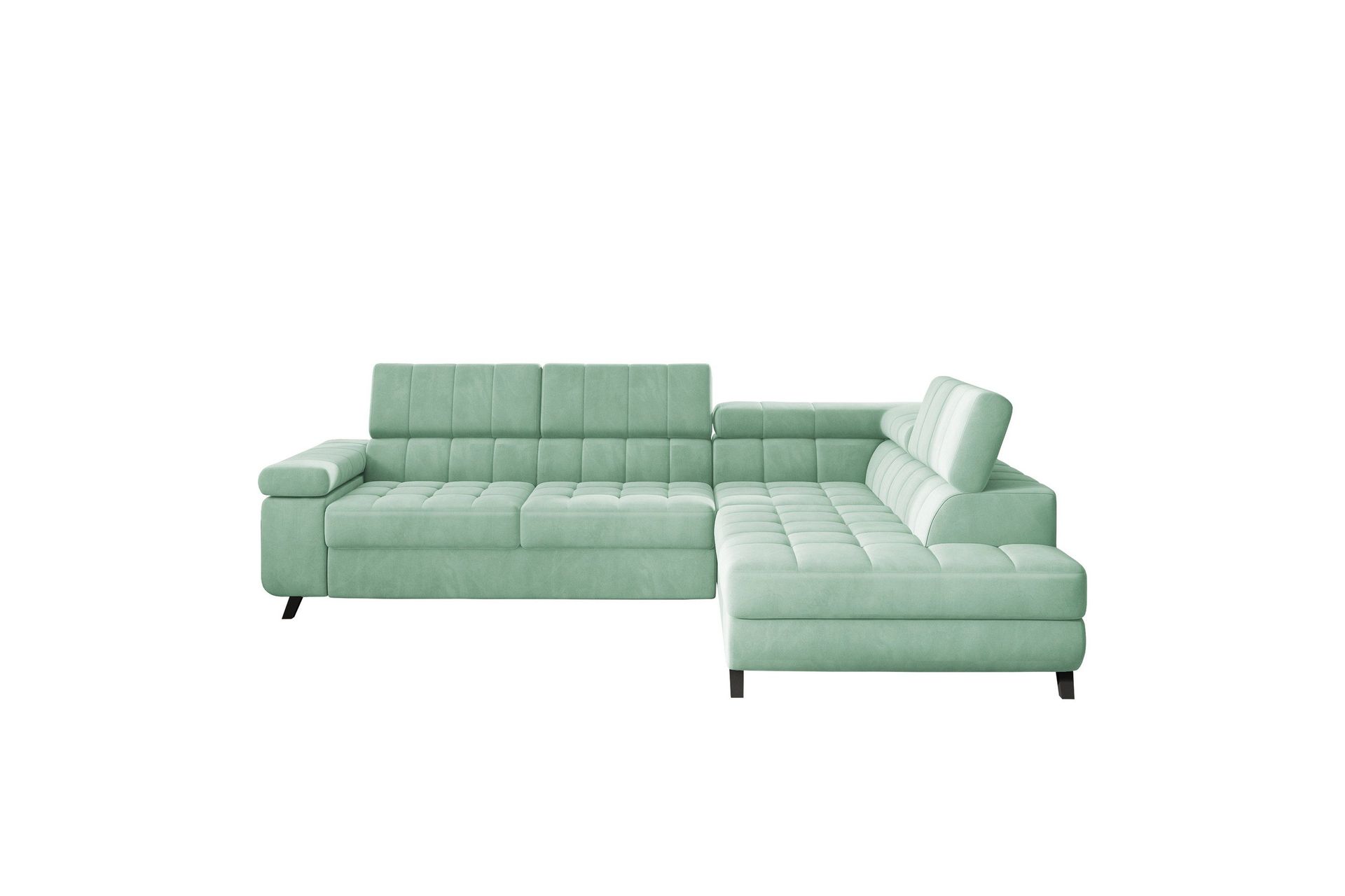 Amshyttan Soffa med Sch&auml;slong 3-sits - Gr&ouml;n