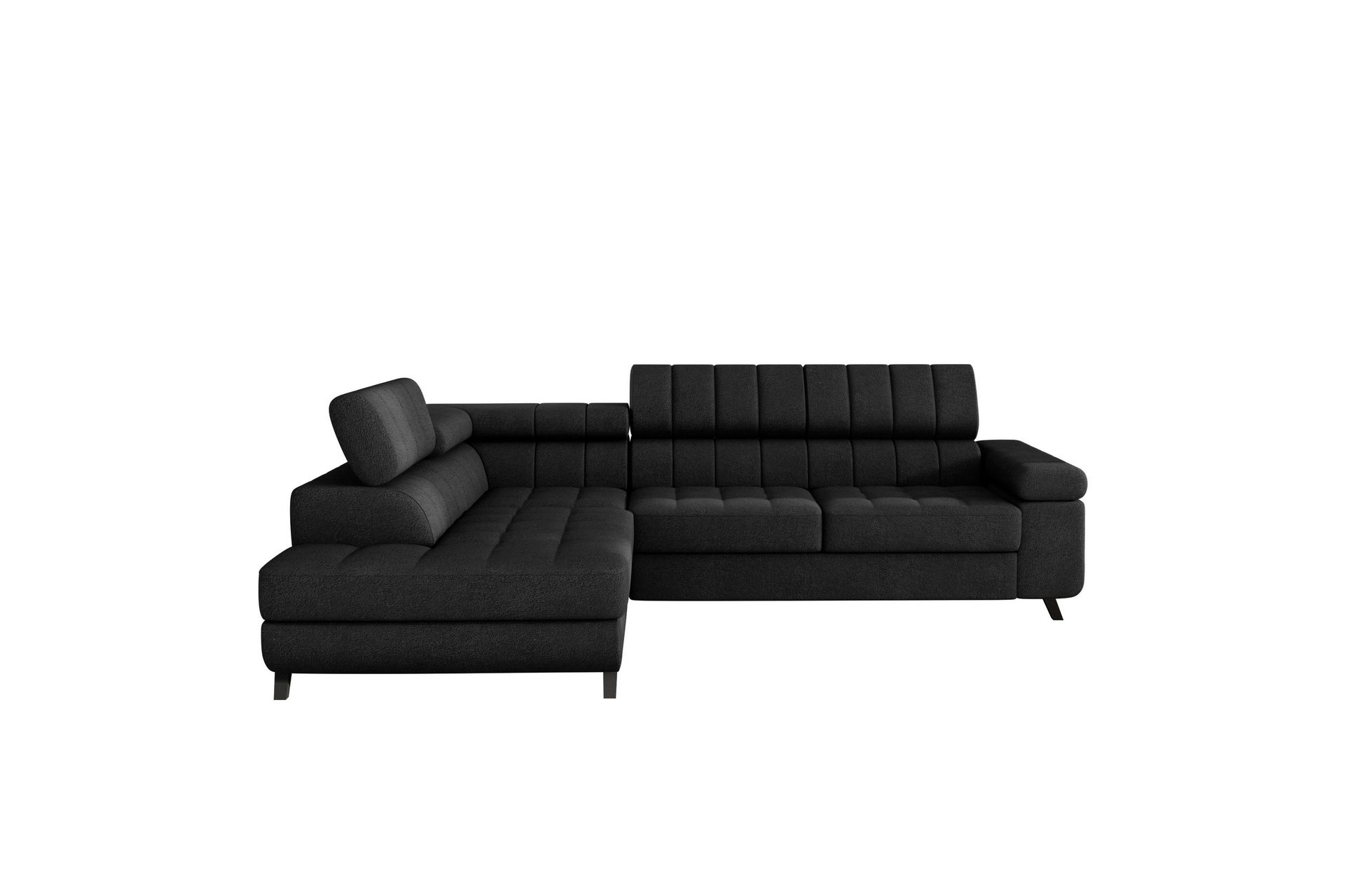 Amshyttan Soffa med Sch&auml;slong 3-sits - Svart