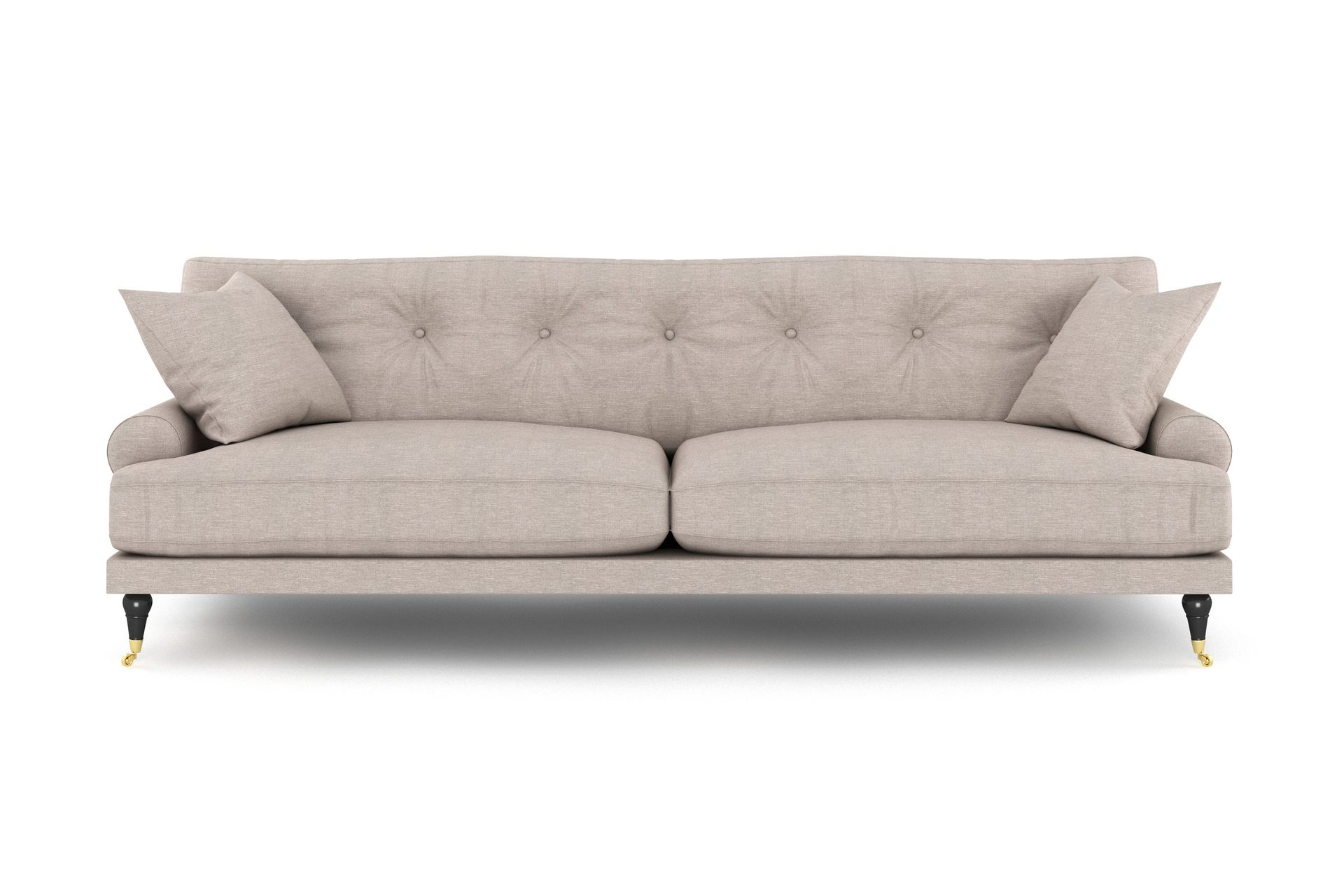 Andrew 3-sits Tygsoffa - Beige