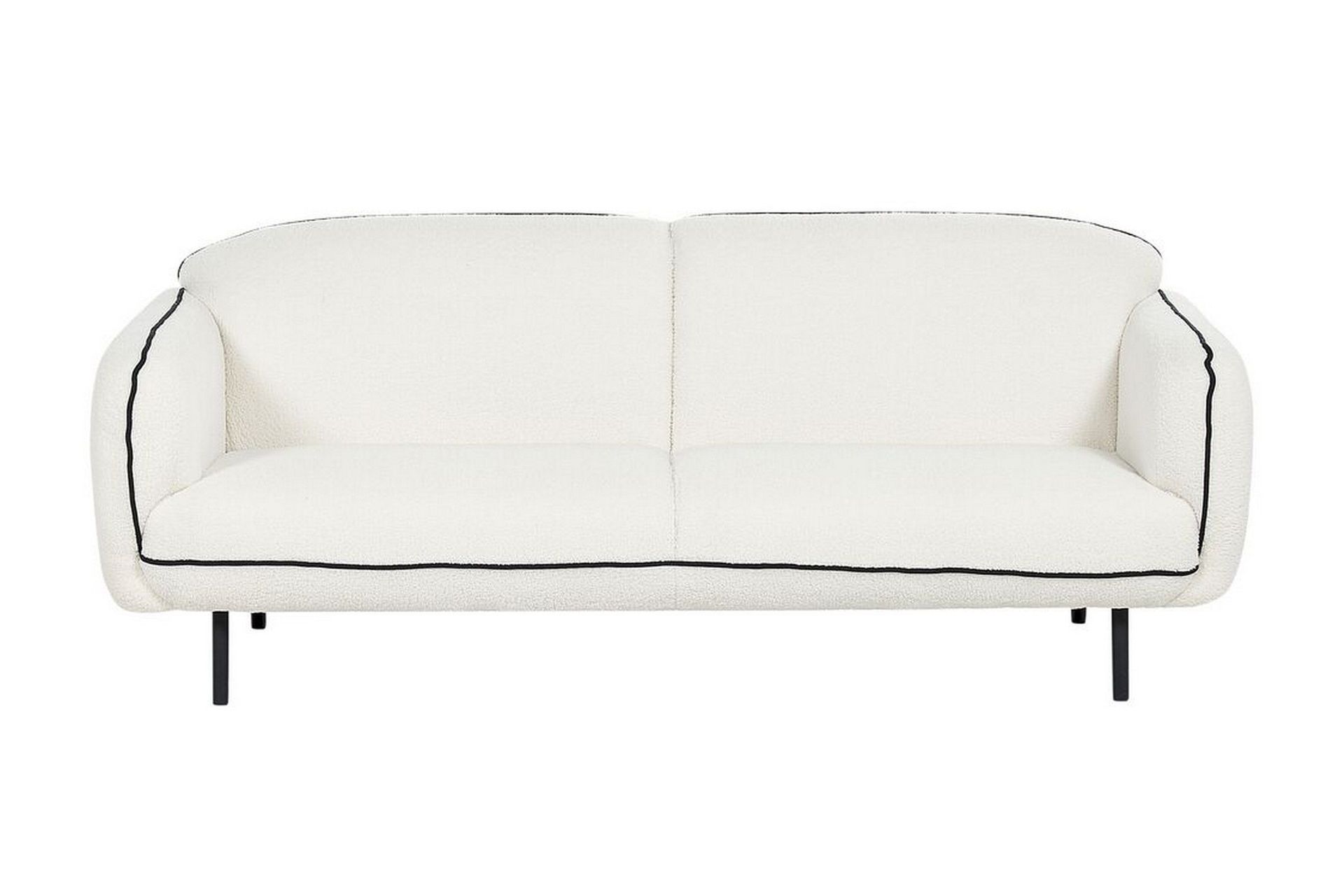 Balint Soffa 3-sits - Vit/Svart