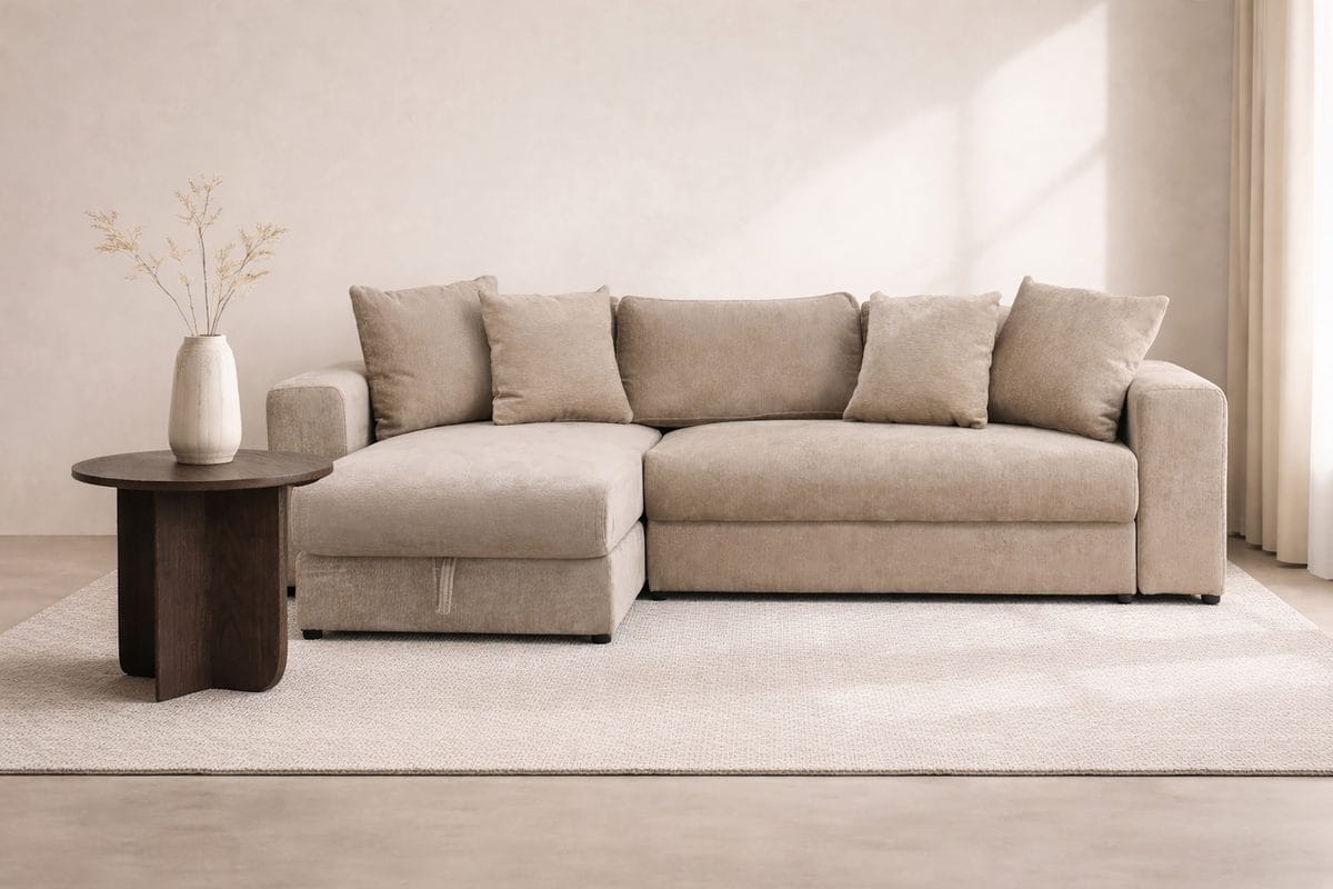 Bellman 3-sits Soffa med Divan - beige