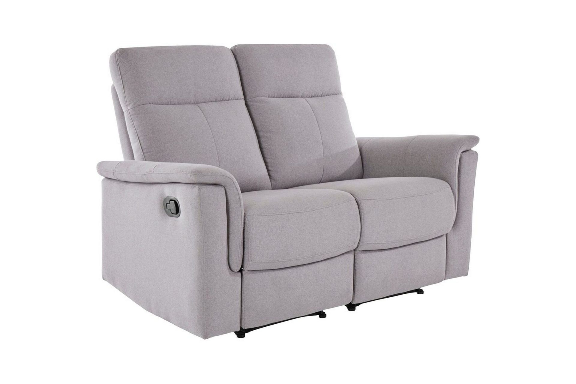 2-sitssoffa Southbrook Ljusgr&aring;, Tyg/Tr&auml;/Metall, Manuell vilstol - Ljusgr&aring;, Tyg/Tr&auml;/Metall, Manuell vilstol