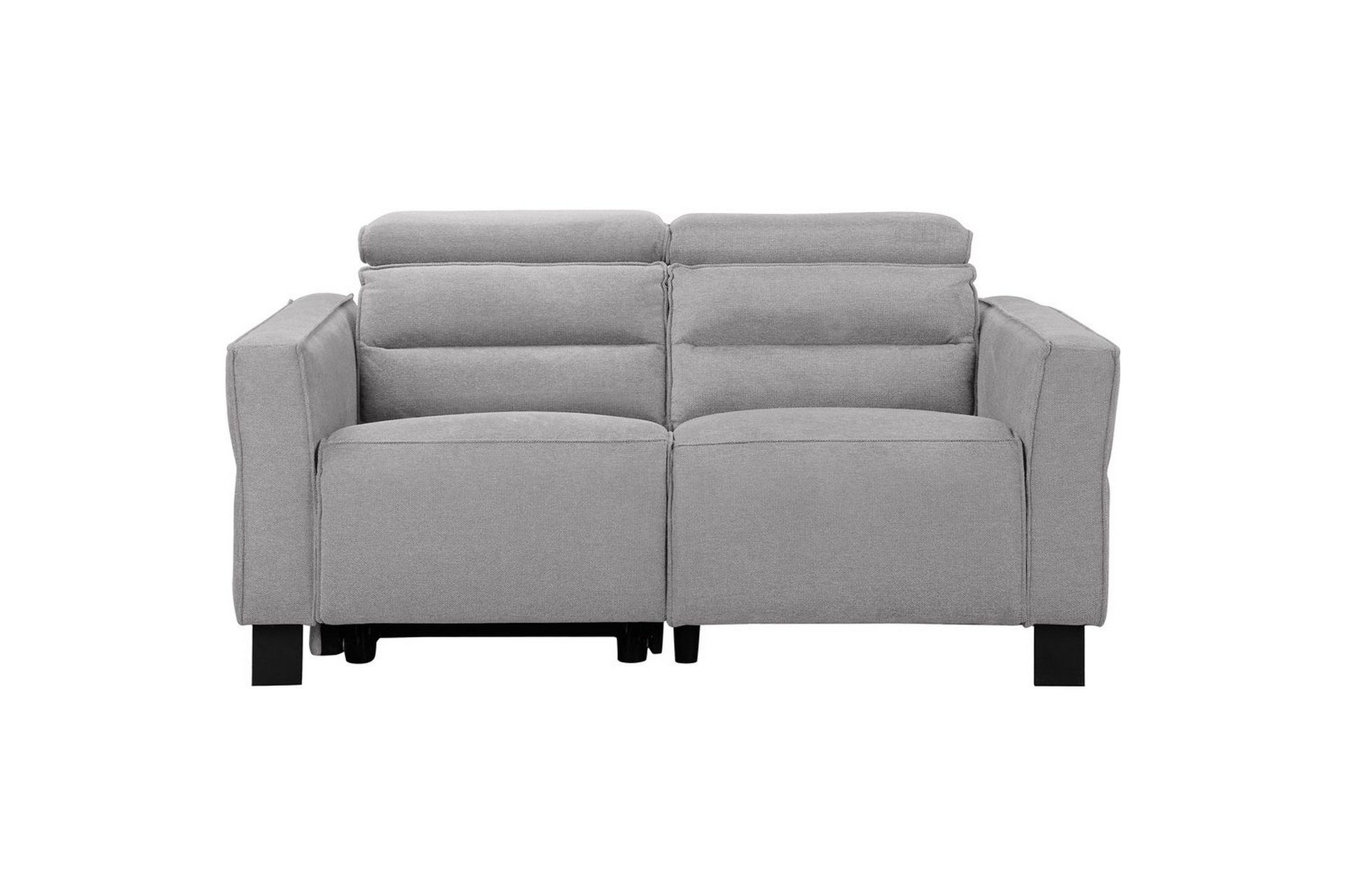 Carpari Djup 2-sits Biosoffa med Recliner i Tyg - Gr&aring;