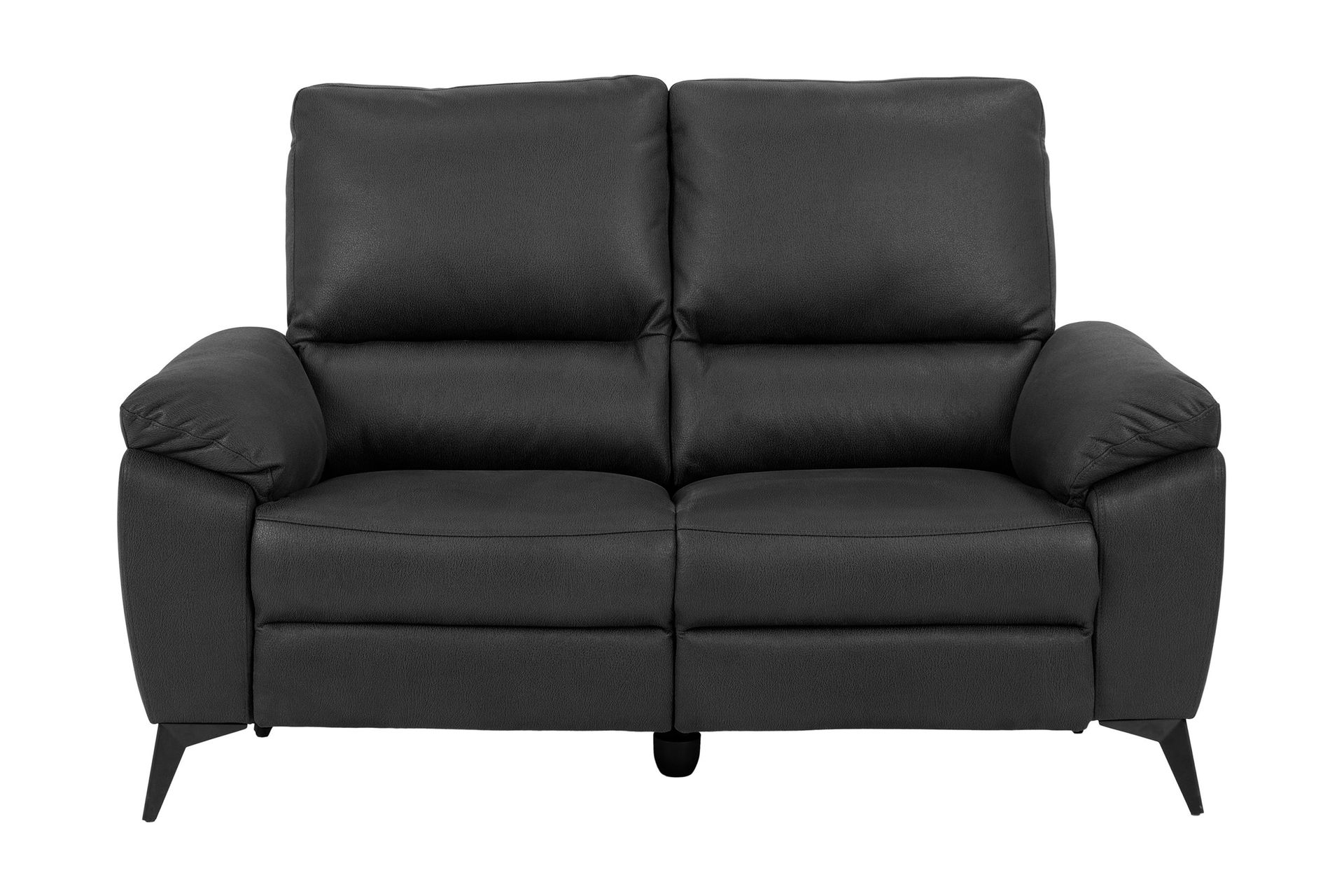 Ranas 2-sits H&ouml;rnreclinersoffa Elektrisk - Gr&aring;/Svart