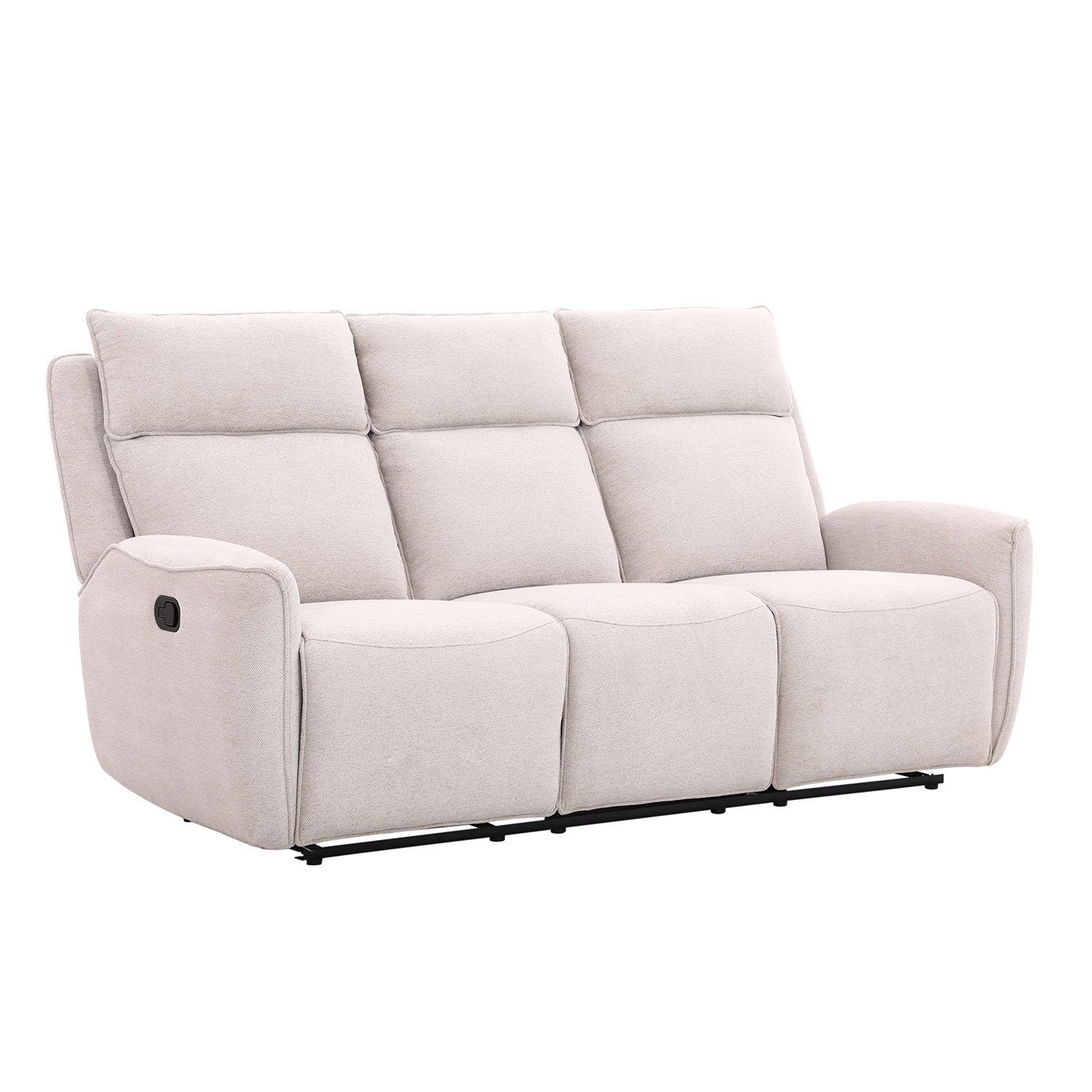 Reclinersoffa &Ouml;stvik 3-sits med manuell mekanism - beige