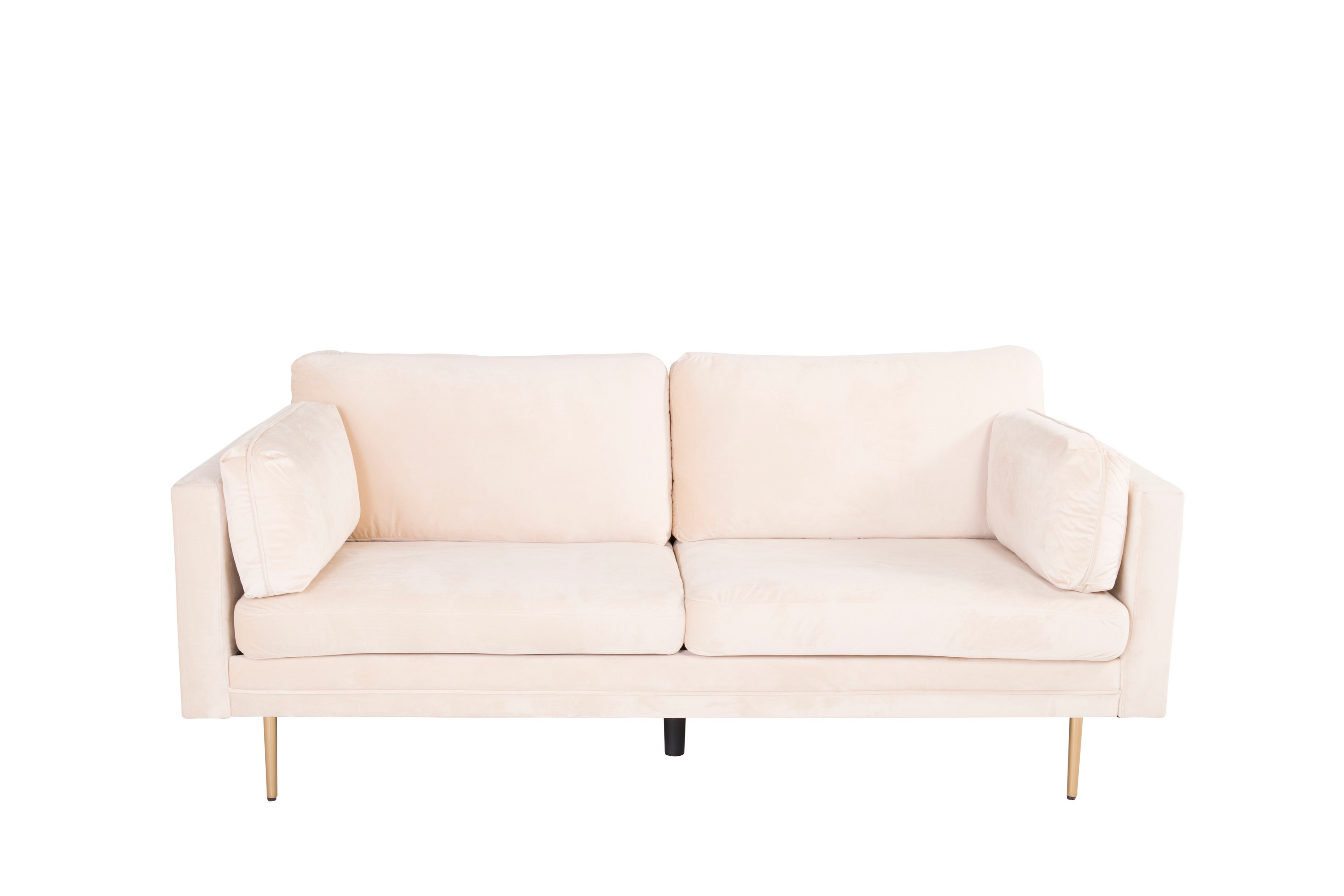 Boom Sammetssoffa 3-sits Beige