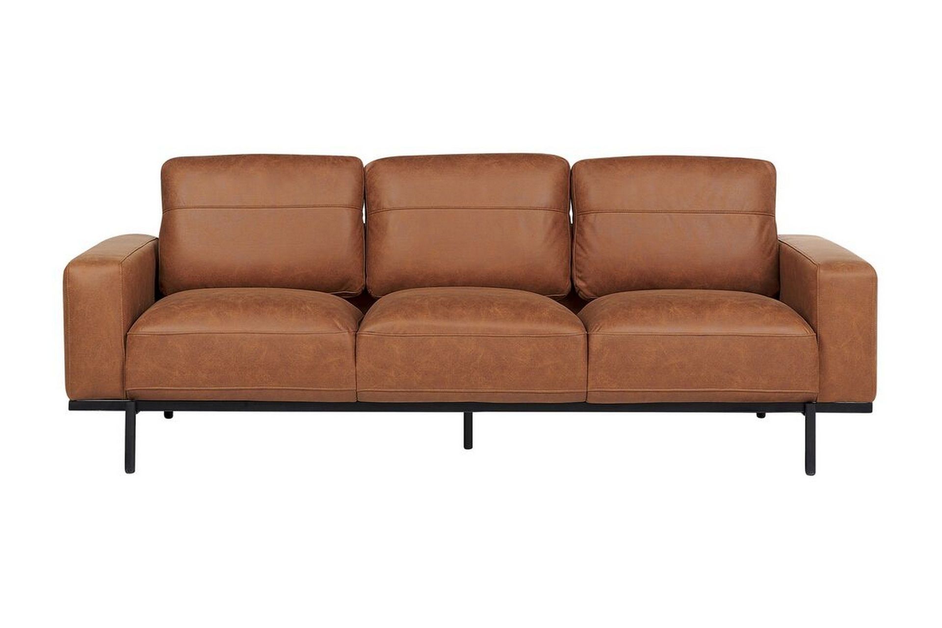 Bruna Soffa 3-sits - Brun