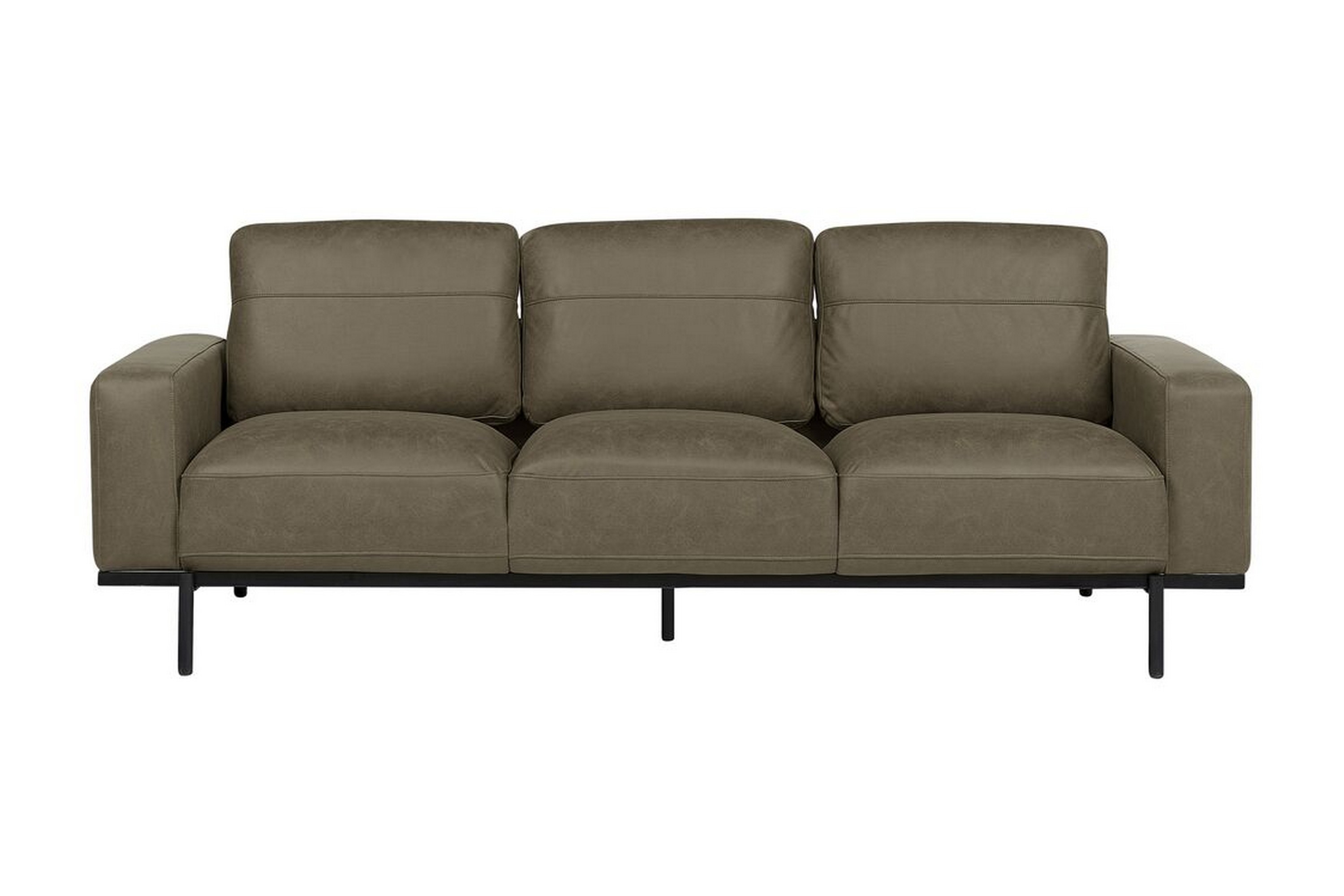 Bruna Soffa 3-sits Grön