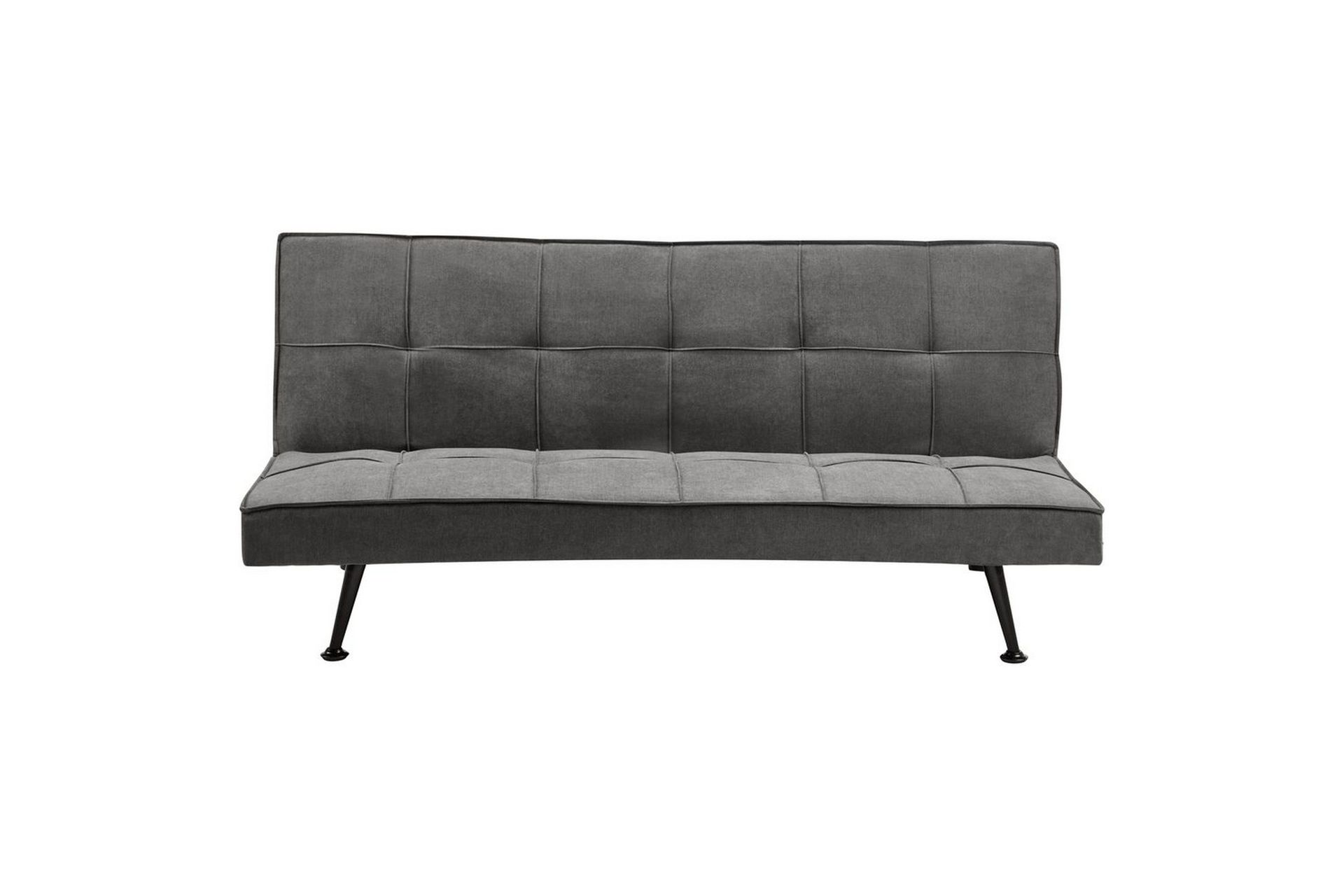 Bäddsoffa Hasle Grå, svart - Grå, svart