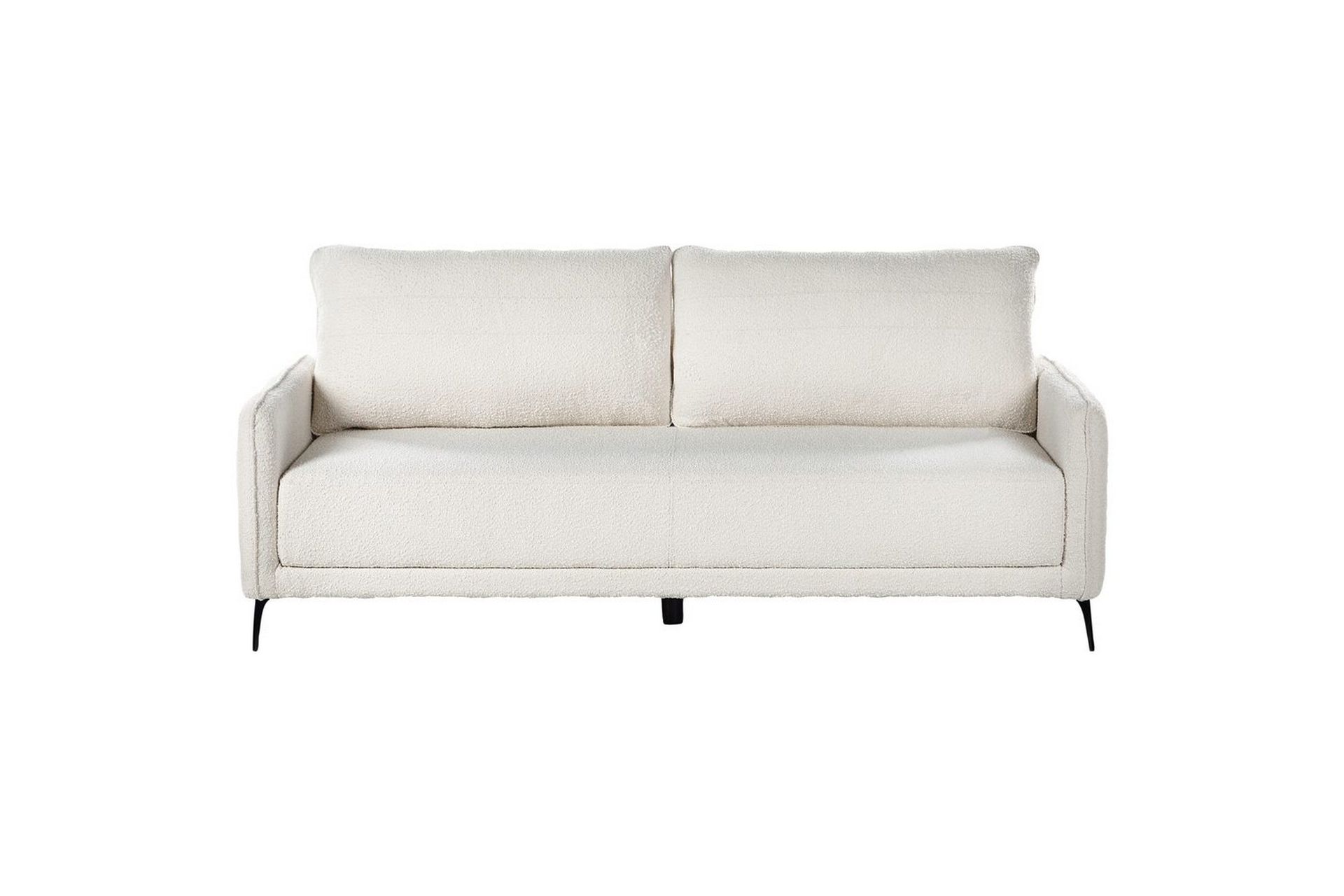 Bäddsoffa Heming Vit, Svart - Vit