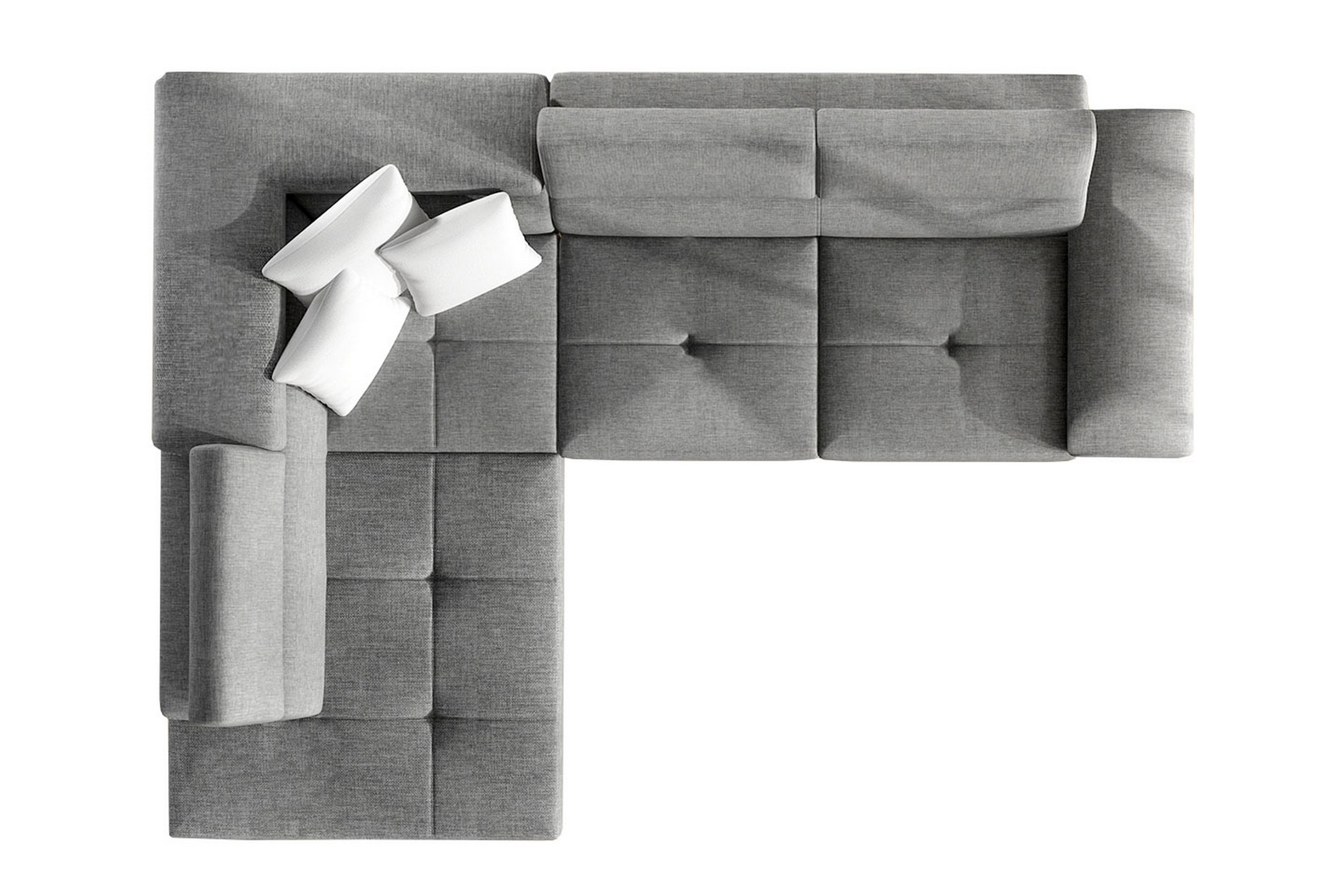 bäddsoffa m. schäslong oertel l-formad -