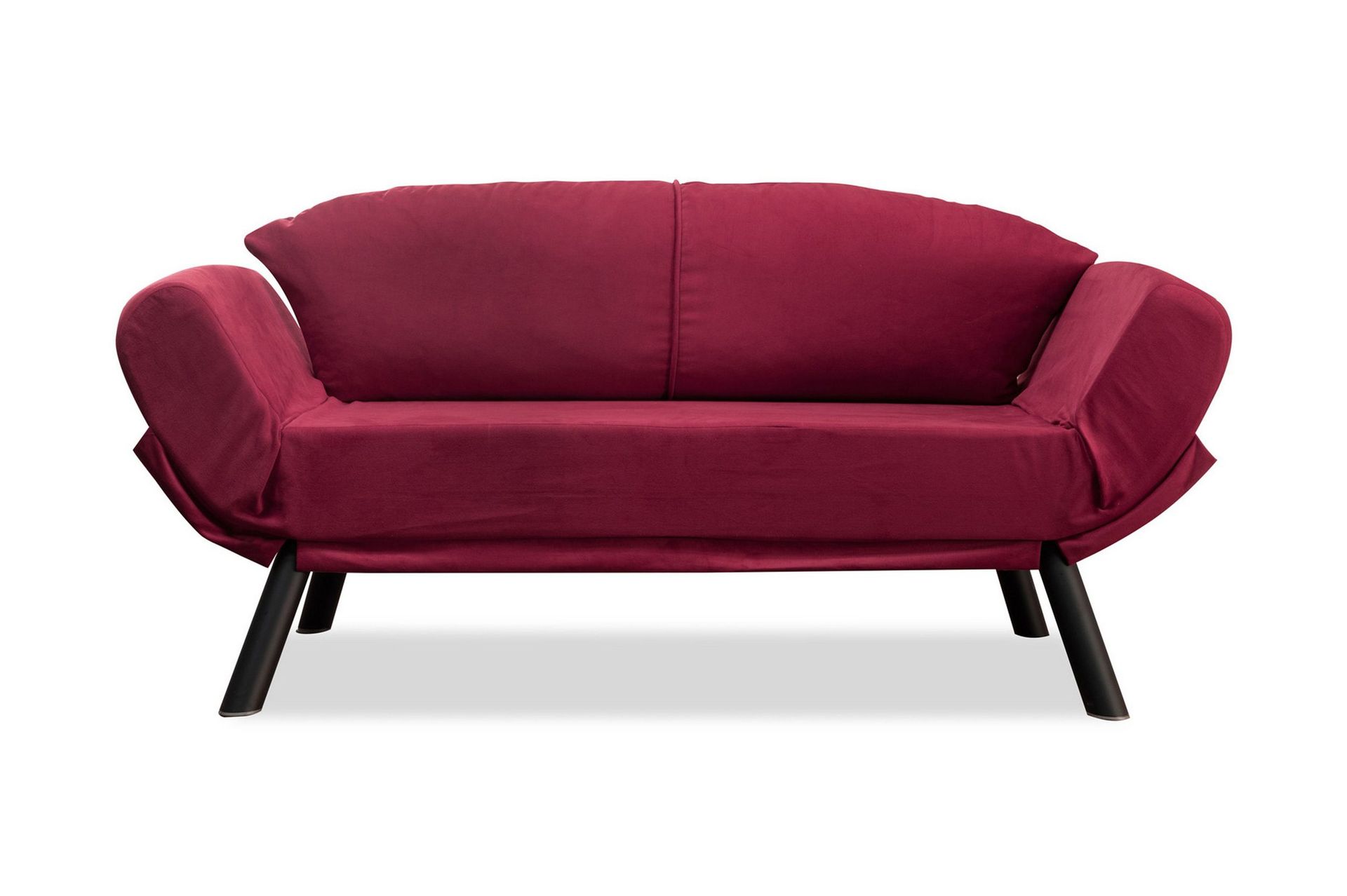 Albertina B&auml;ddsoffa 2-sits - Vinr&ouml;d