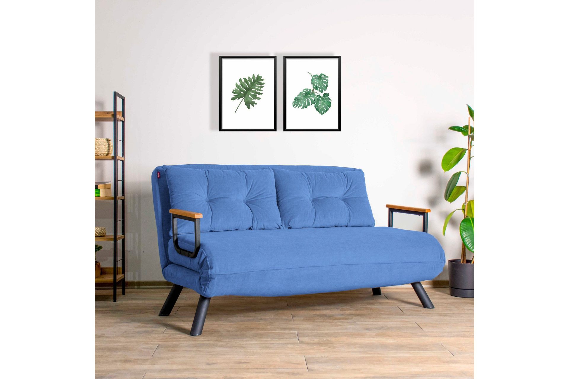 Alfredton Bäddsoffa 2-sits 175x133 cm - Blå