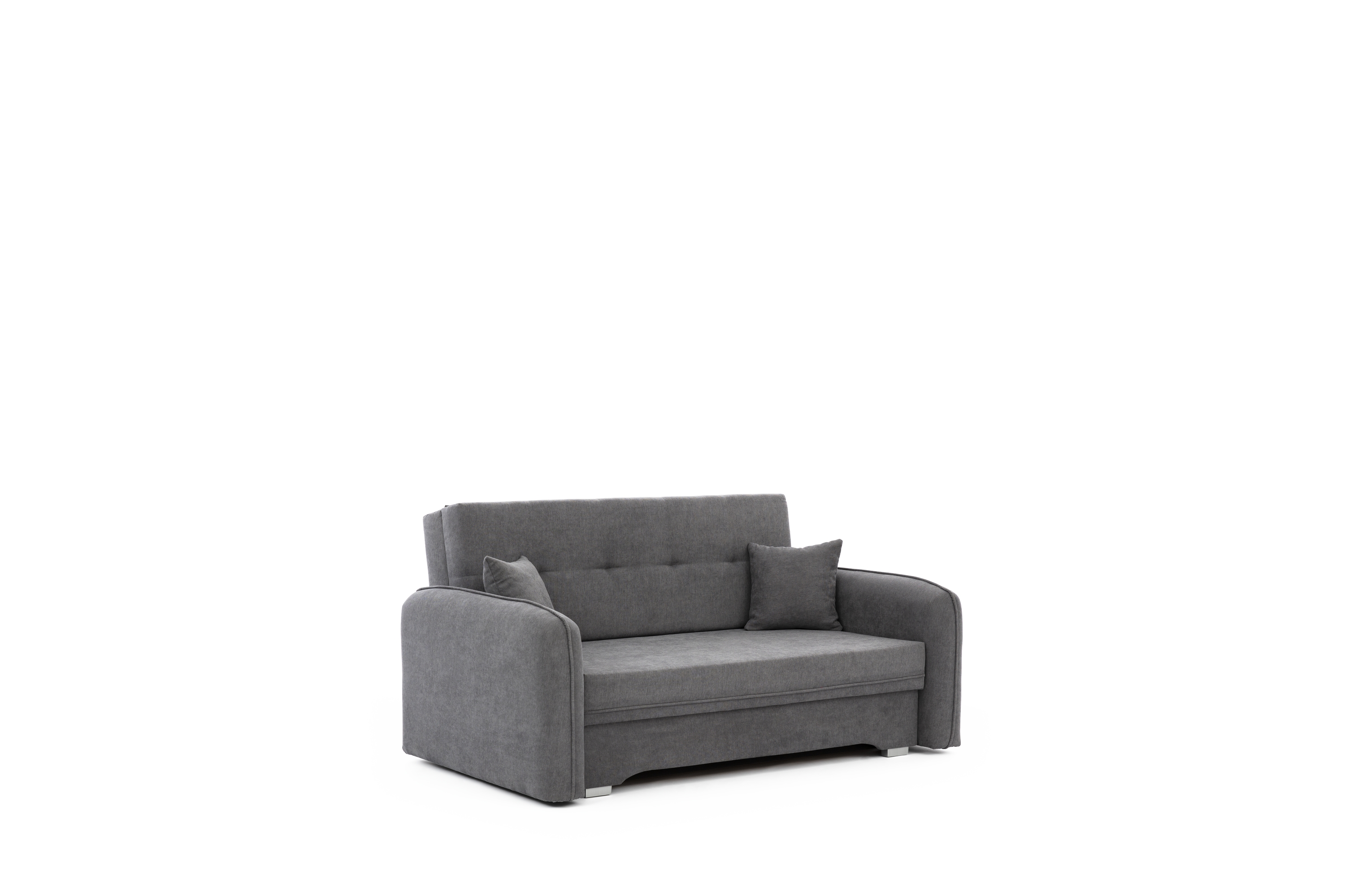 bäddsoffa bandana med förvaring 2-sits - grå