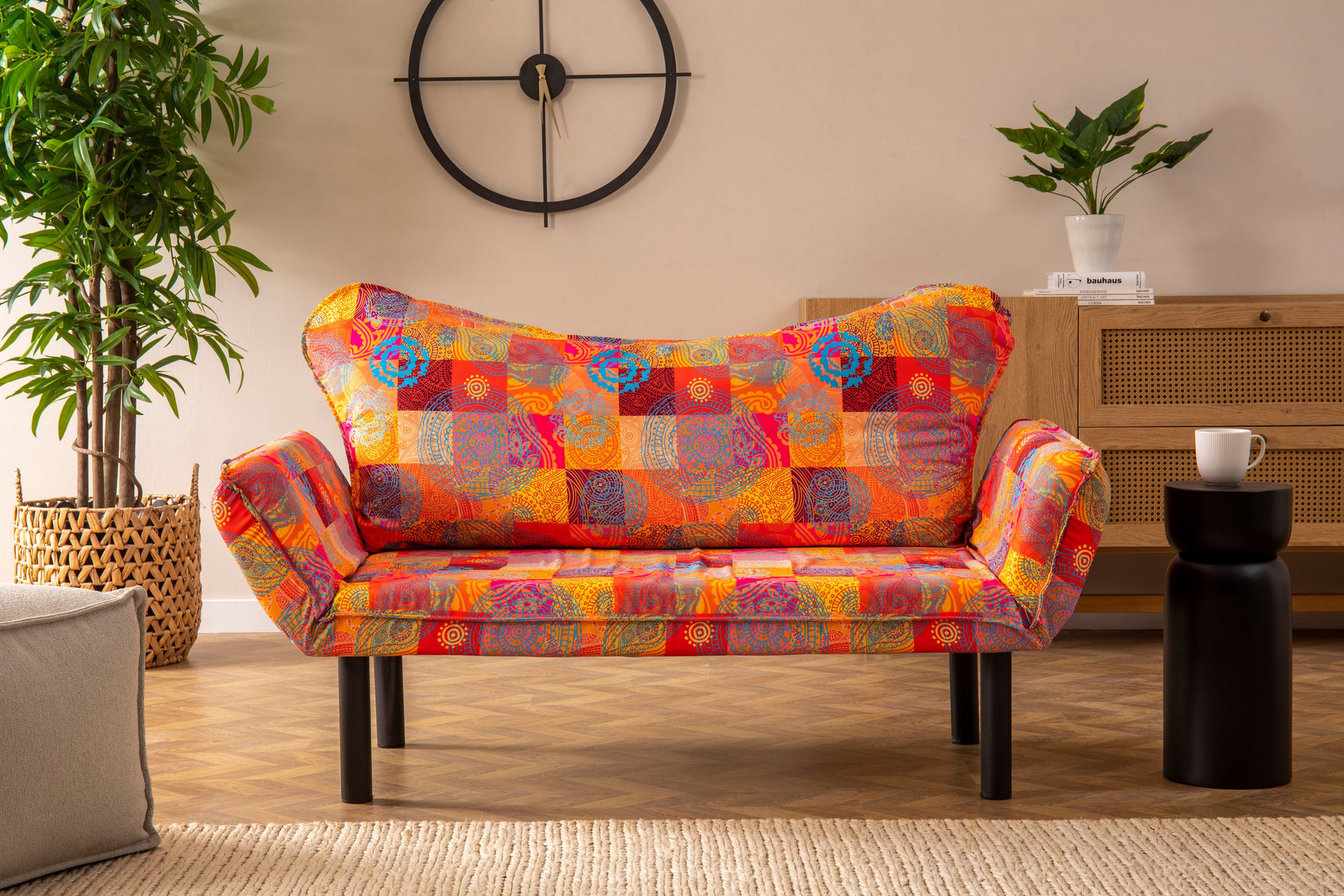 Bäddsoffa Gasp 2-sits 180x65 cm Flerfärgad