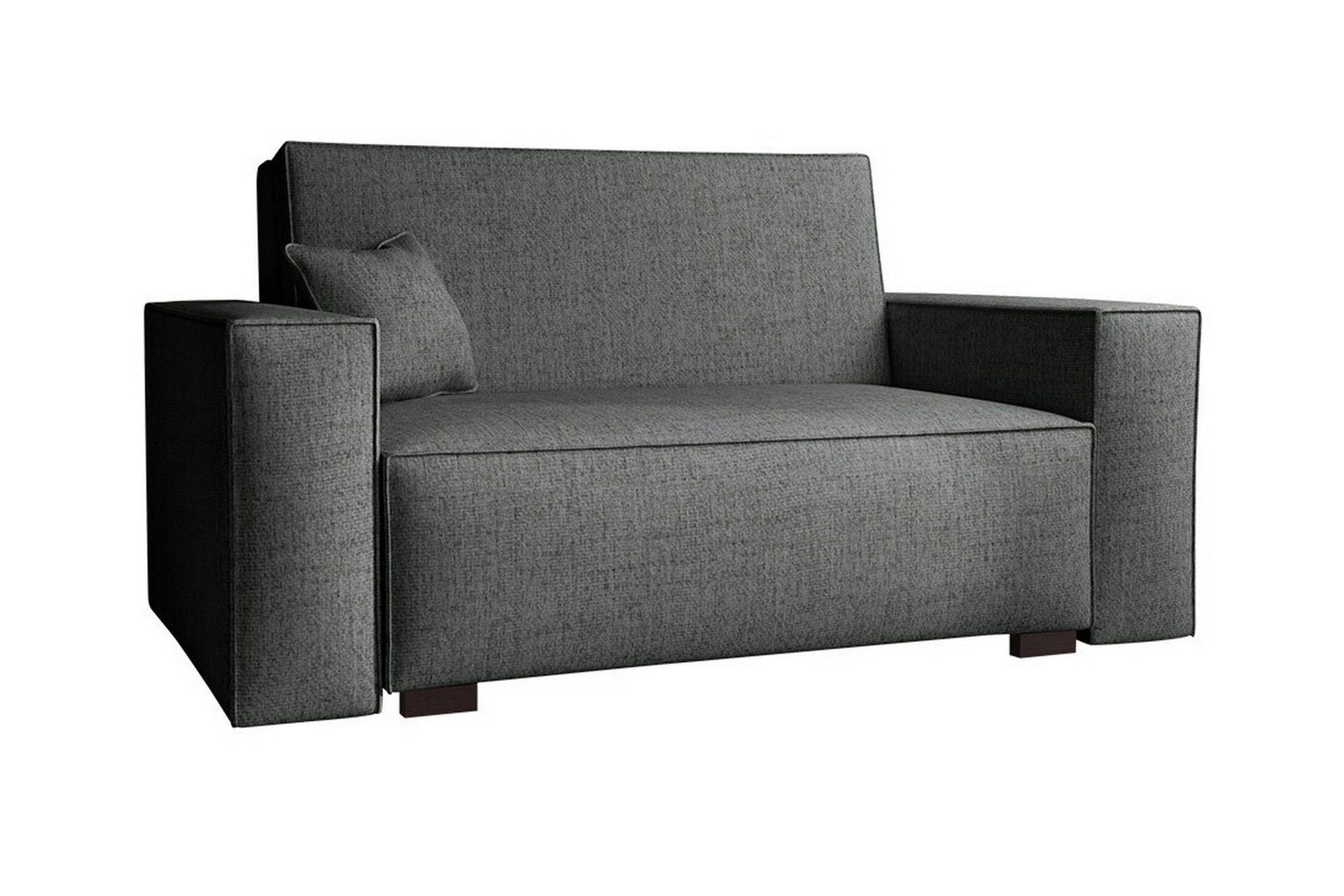 Denegal 2-sits liten b&auml;ddsoffa i Tyg - Gr&aring;