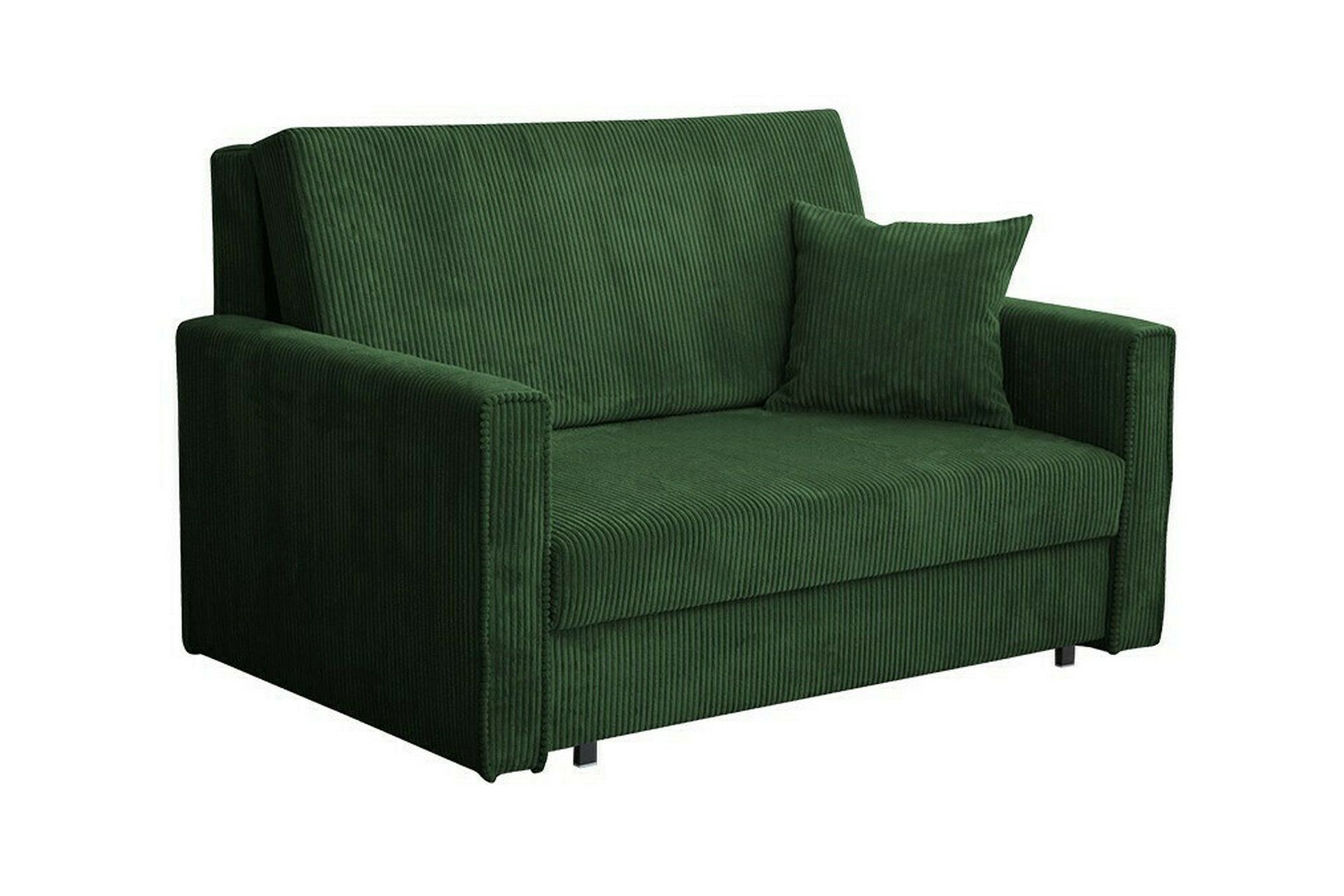 Denegal 2-sits liten b&auml;ddsoffa i Tyg - Gr&ouml;n