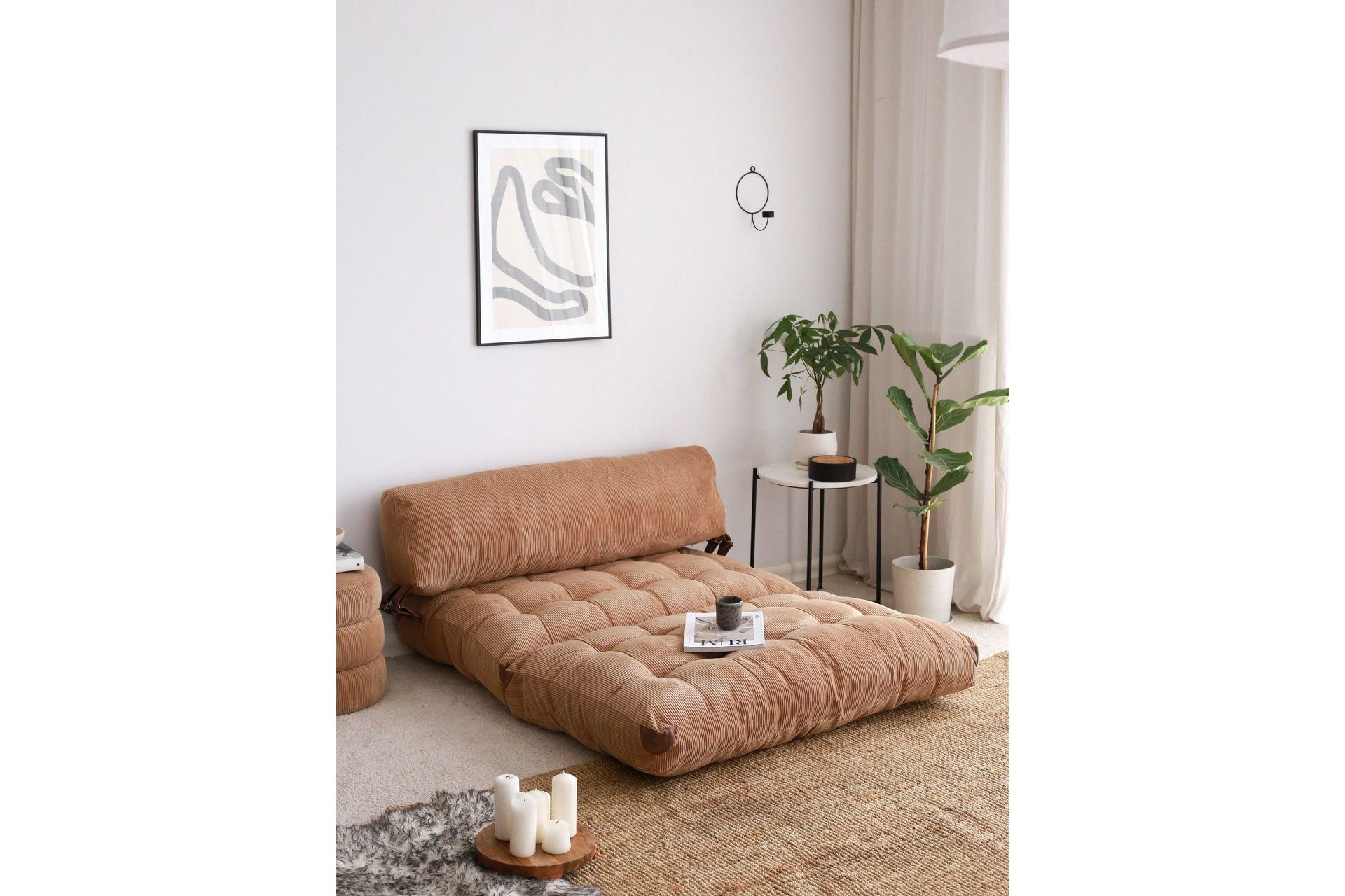 foldy bäddfåtölj camel - camel