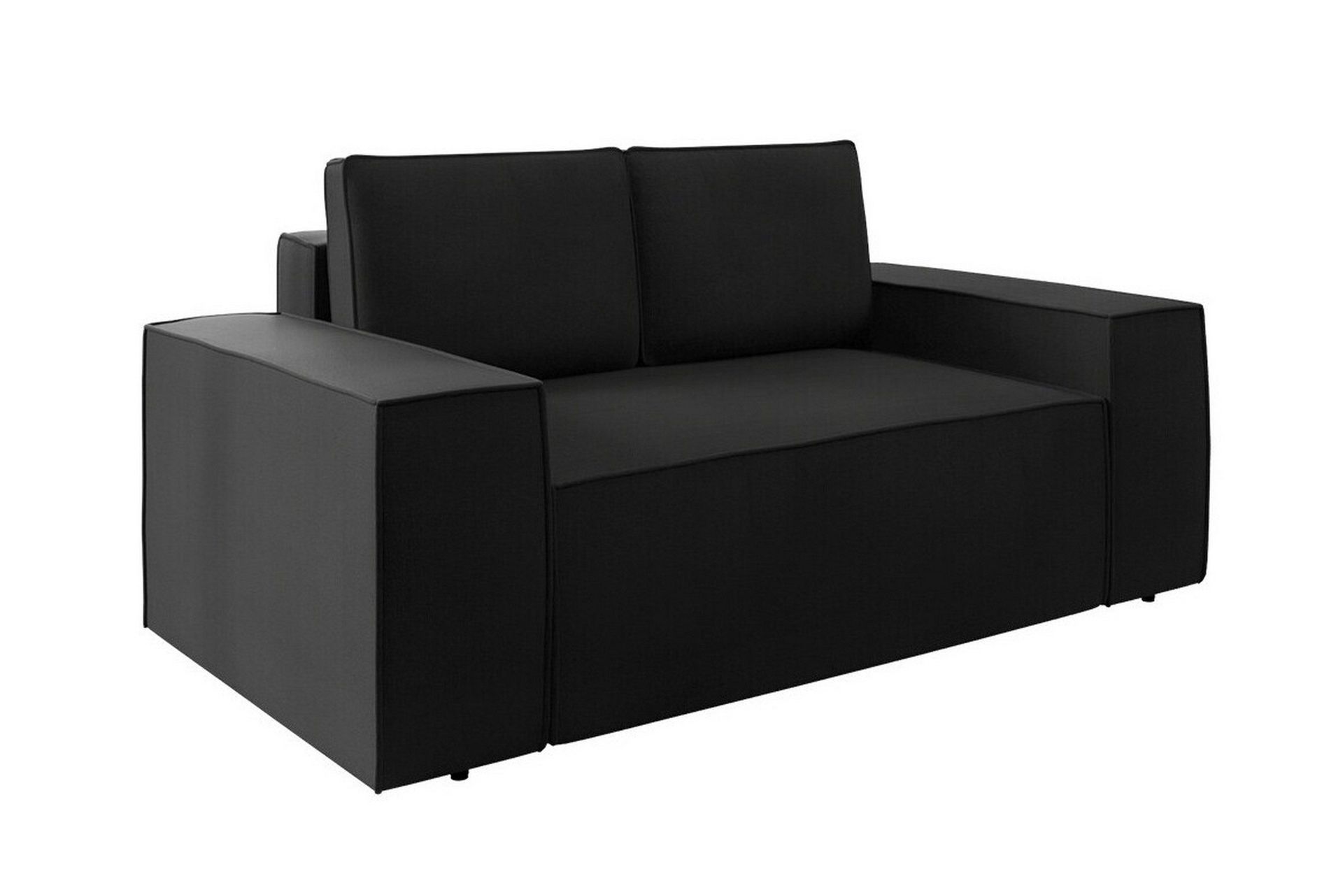 Knocklong 2-sits B&auml;ddsoffa - Svart