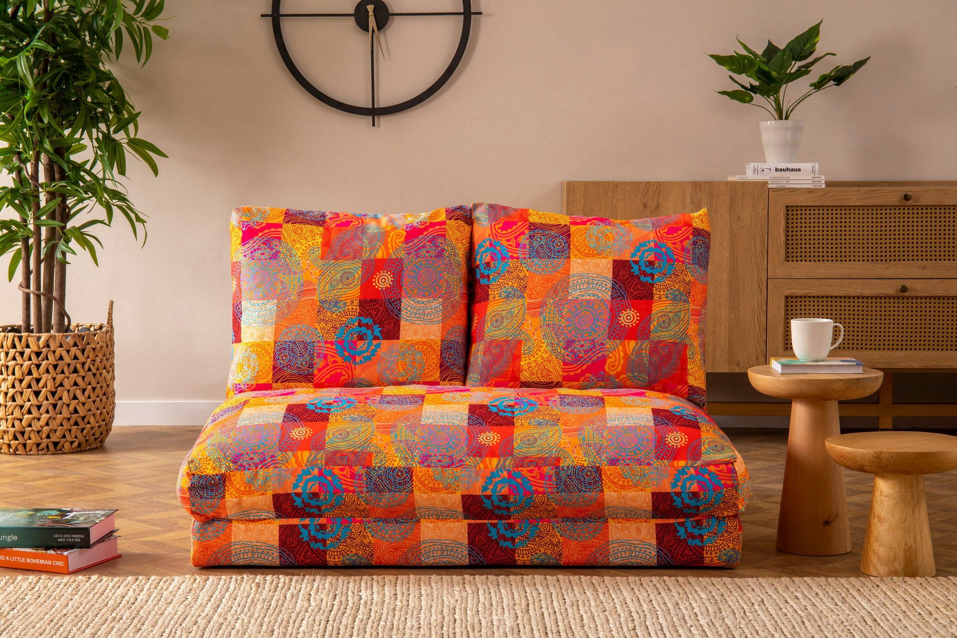 Maydena B&auml;ddsoffa 2-sits 185x120 cm - Flerf&auml;rgad