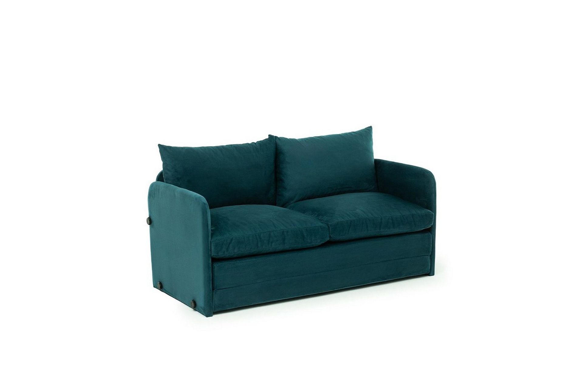 2-sits bäddsoffa Rubby (148 x 70 x 66 cm) Petrolgrön - Petrolgrön