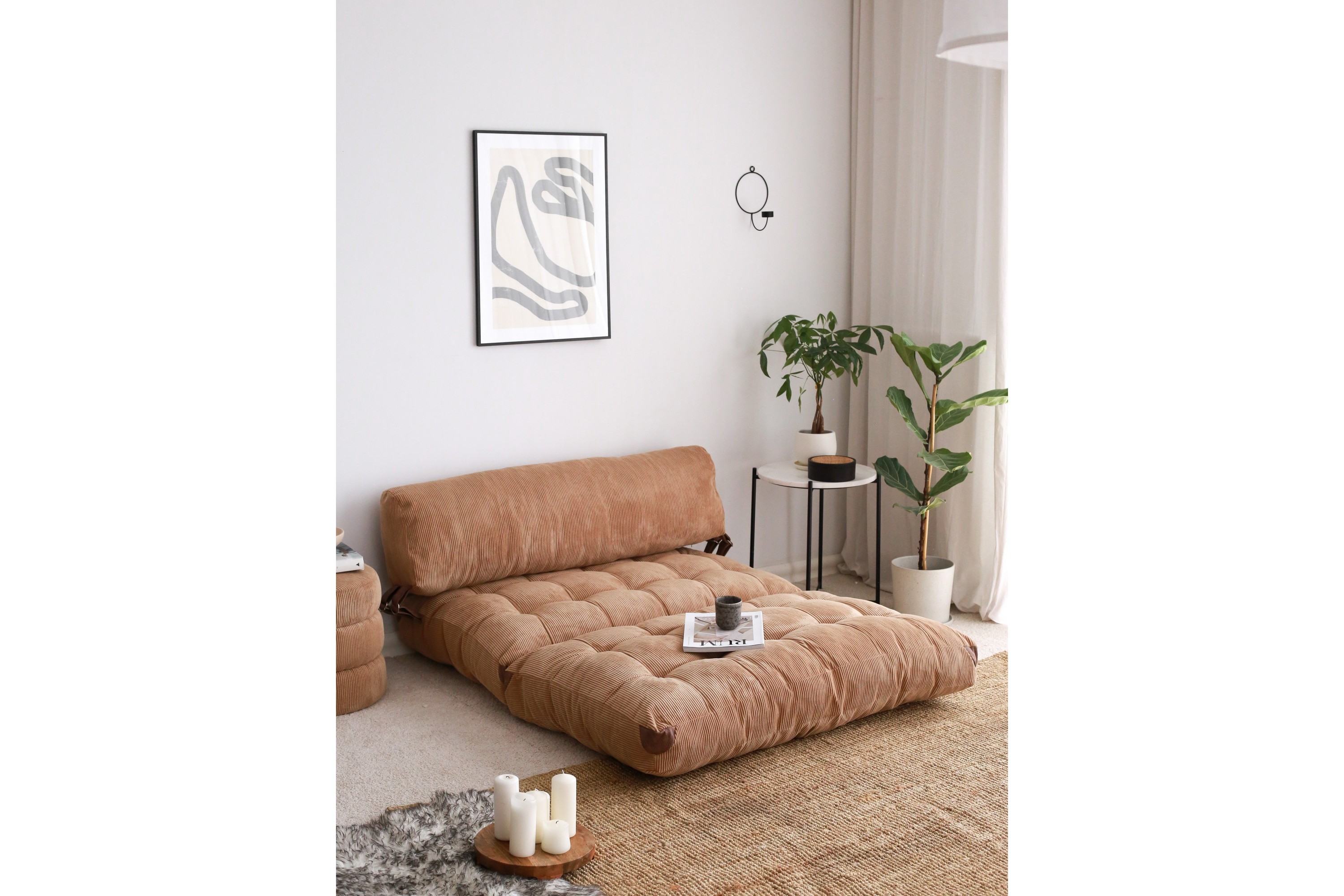 Teddy Bäddfåtölj Fold Camel