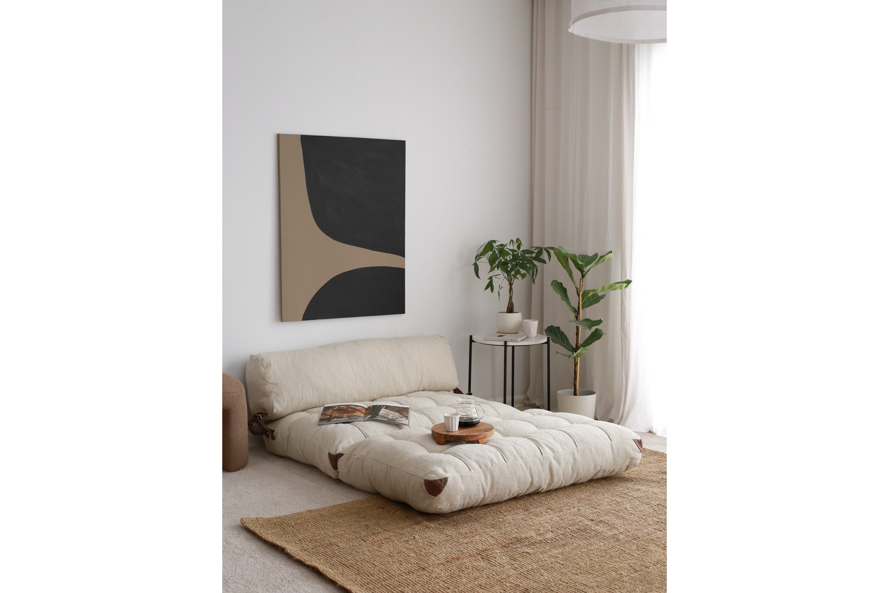 Teddy Bäddsoffa Fold Cream