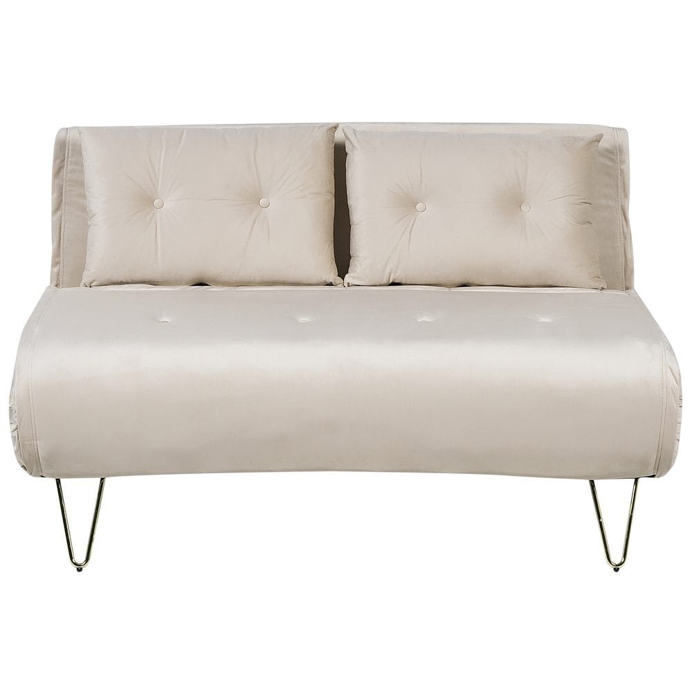 2-sits soffa Vestfold - Beige, guld