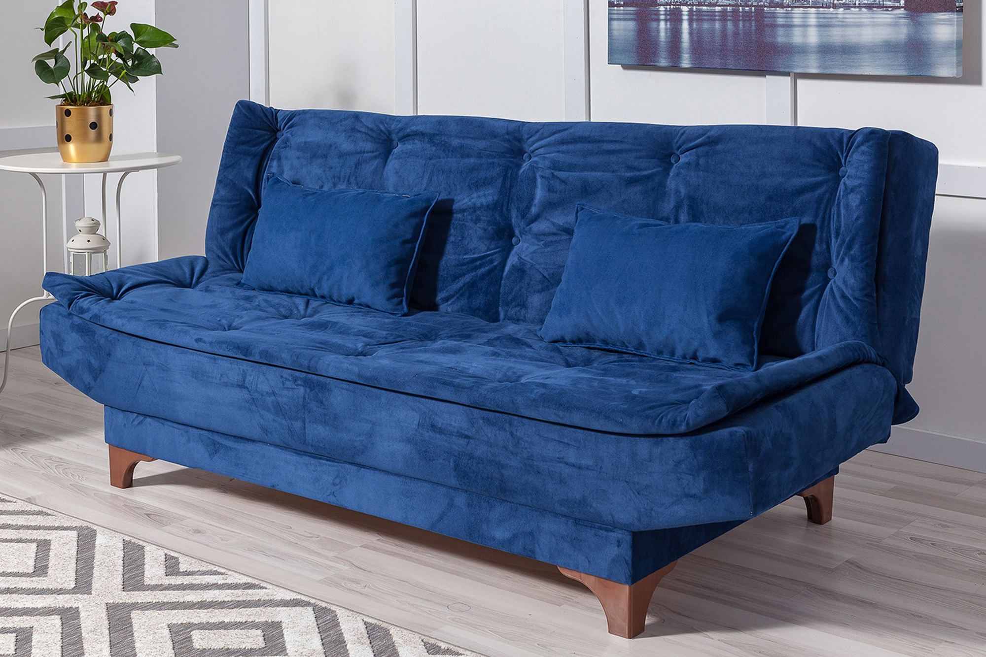 3-sits Bransdale Bäddsoffa Blå