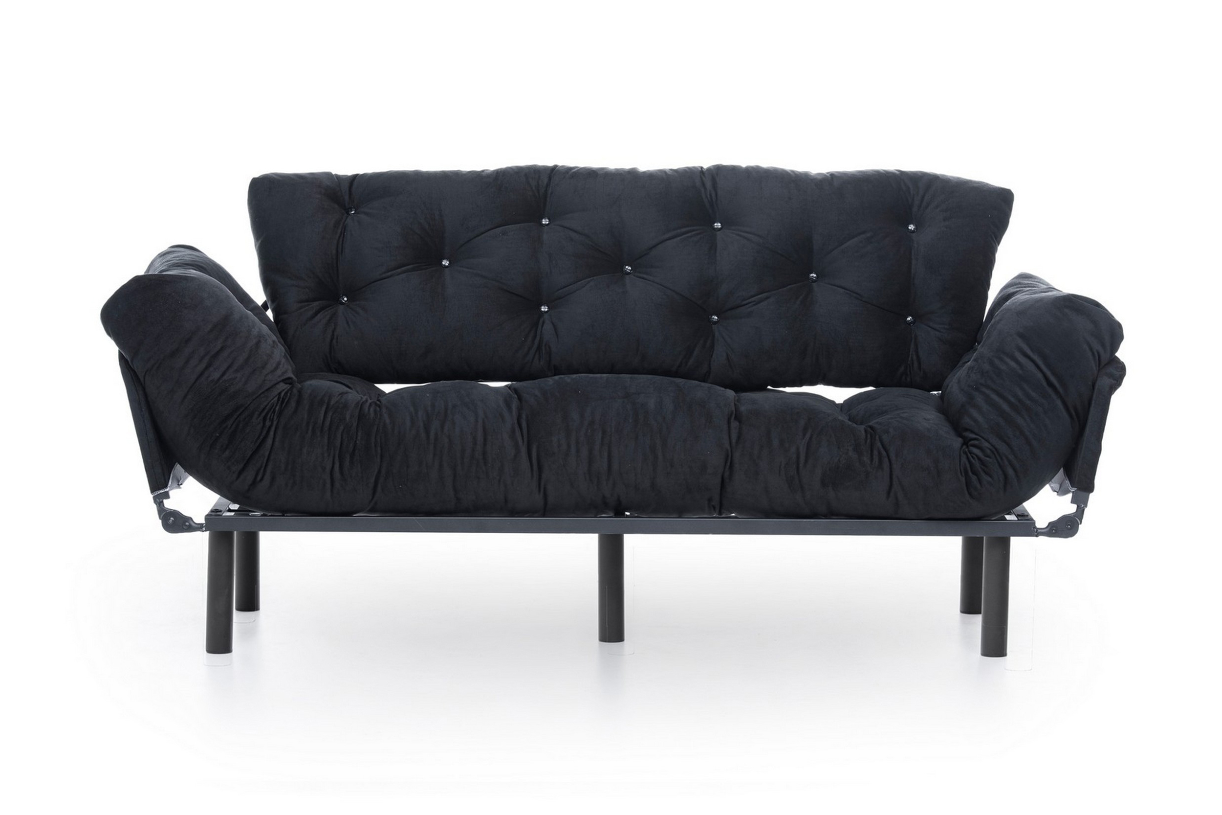 3-sits Bäddsoffa Aitze Svart
