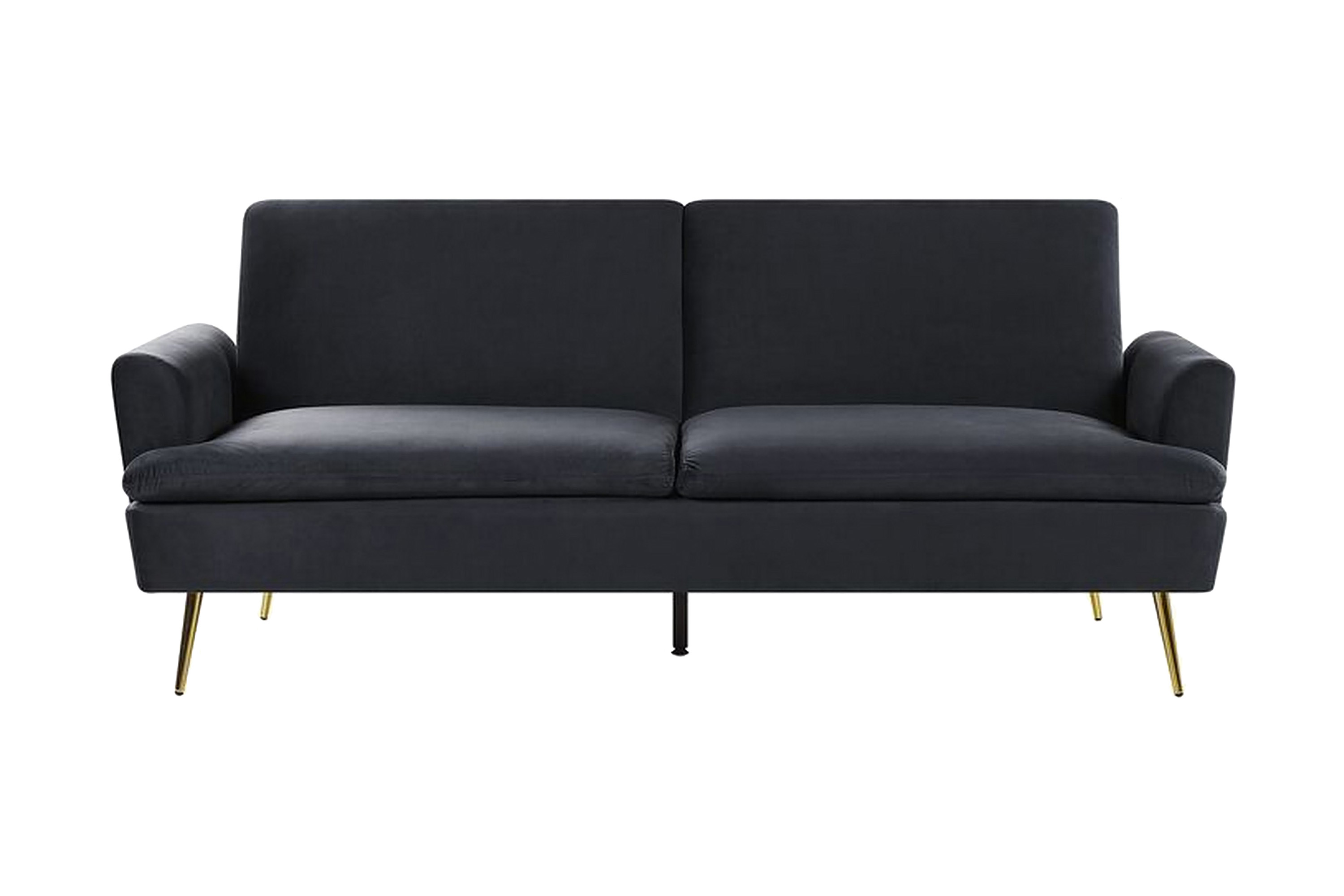 3-sits Bäddsoffa Kurioka Sammet/Svart
