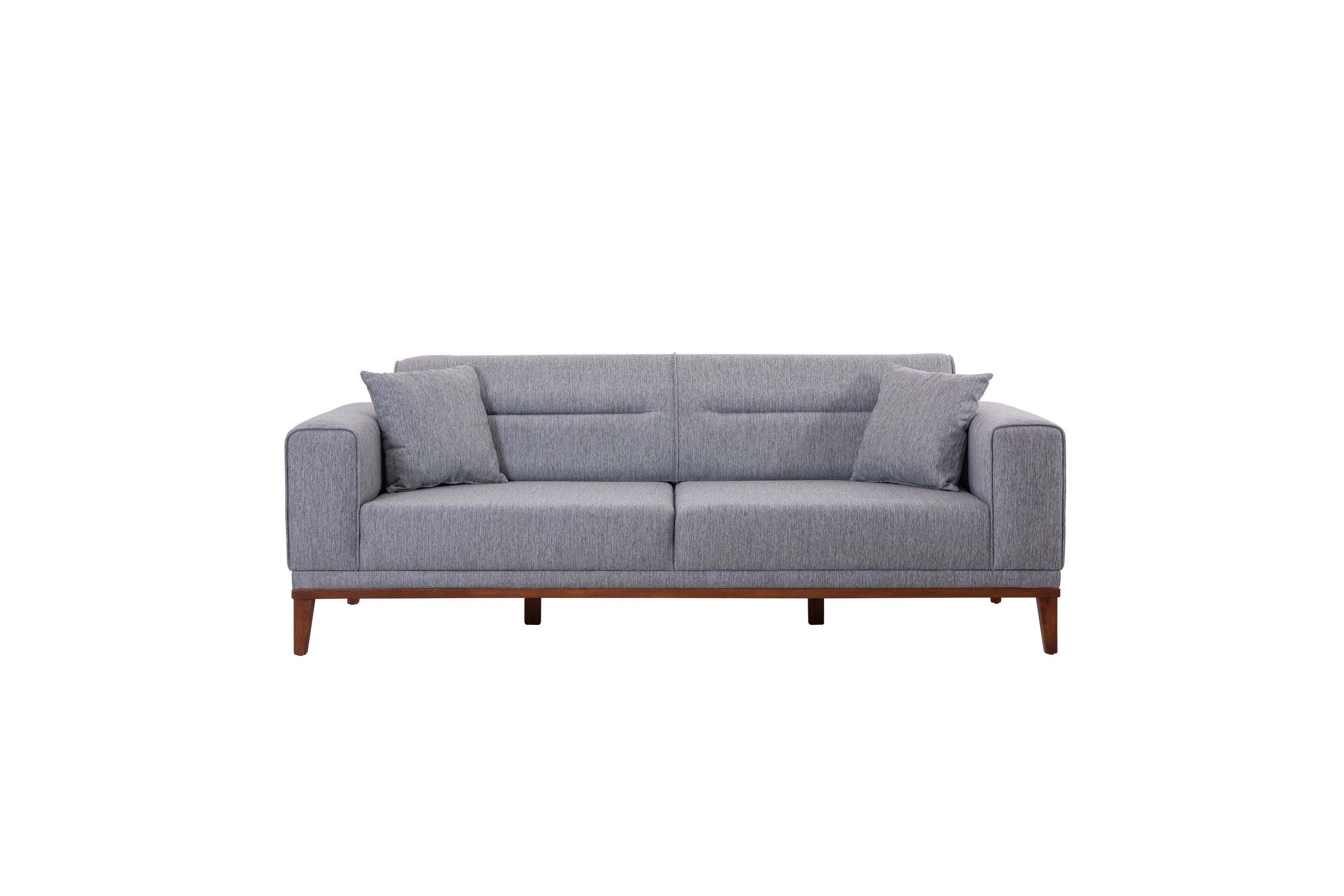 Bäddsoffa Charlesbourg 3-sits 223x94 cm Grå