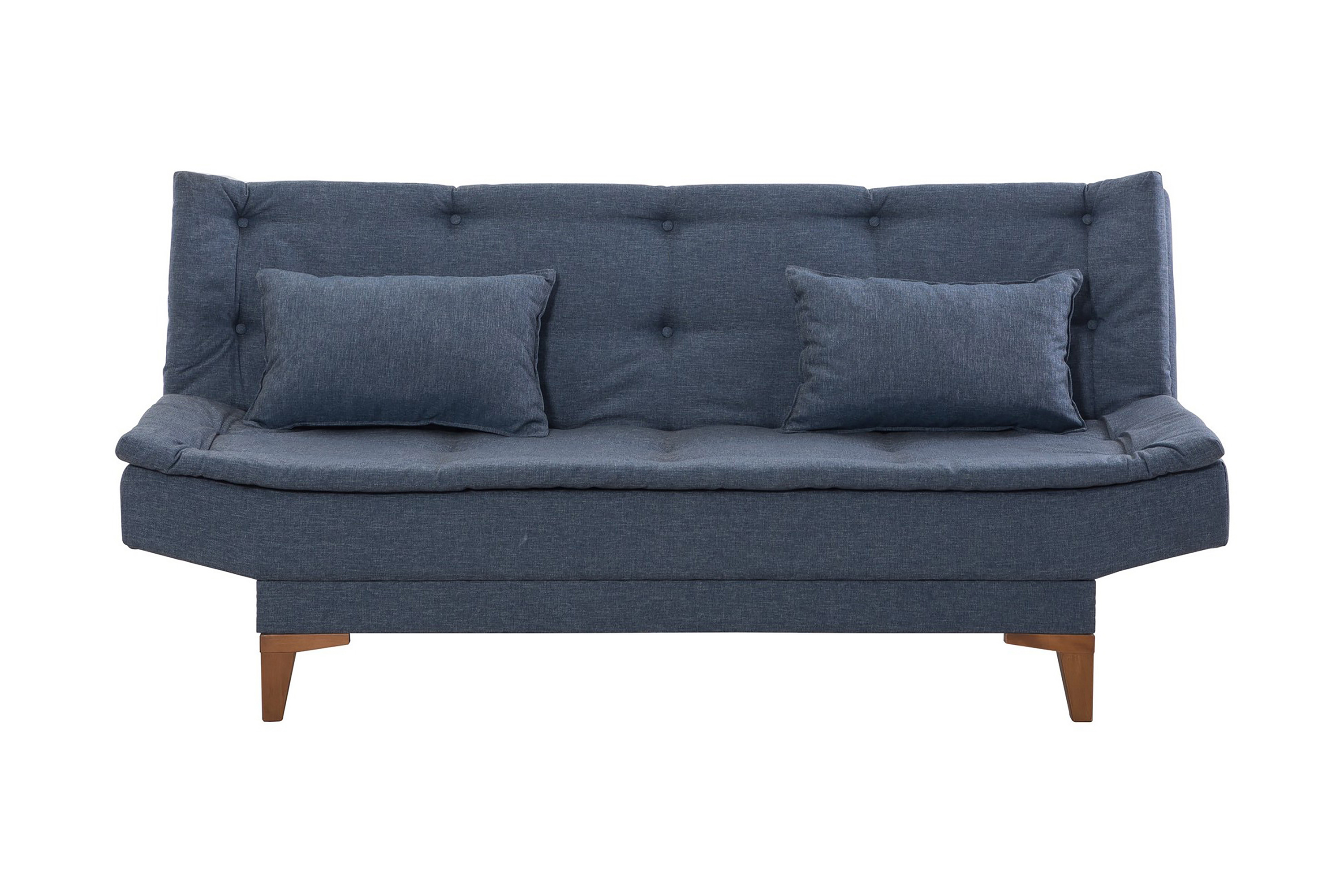 Bäddsoffa Longburn 3-sits 106x187 Mörkblå