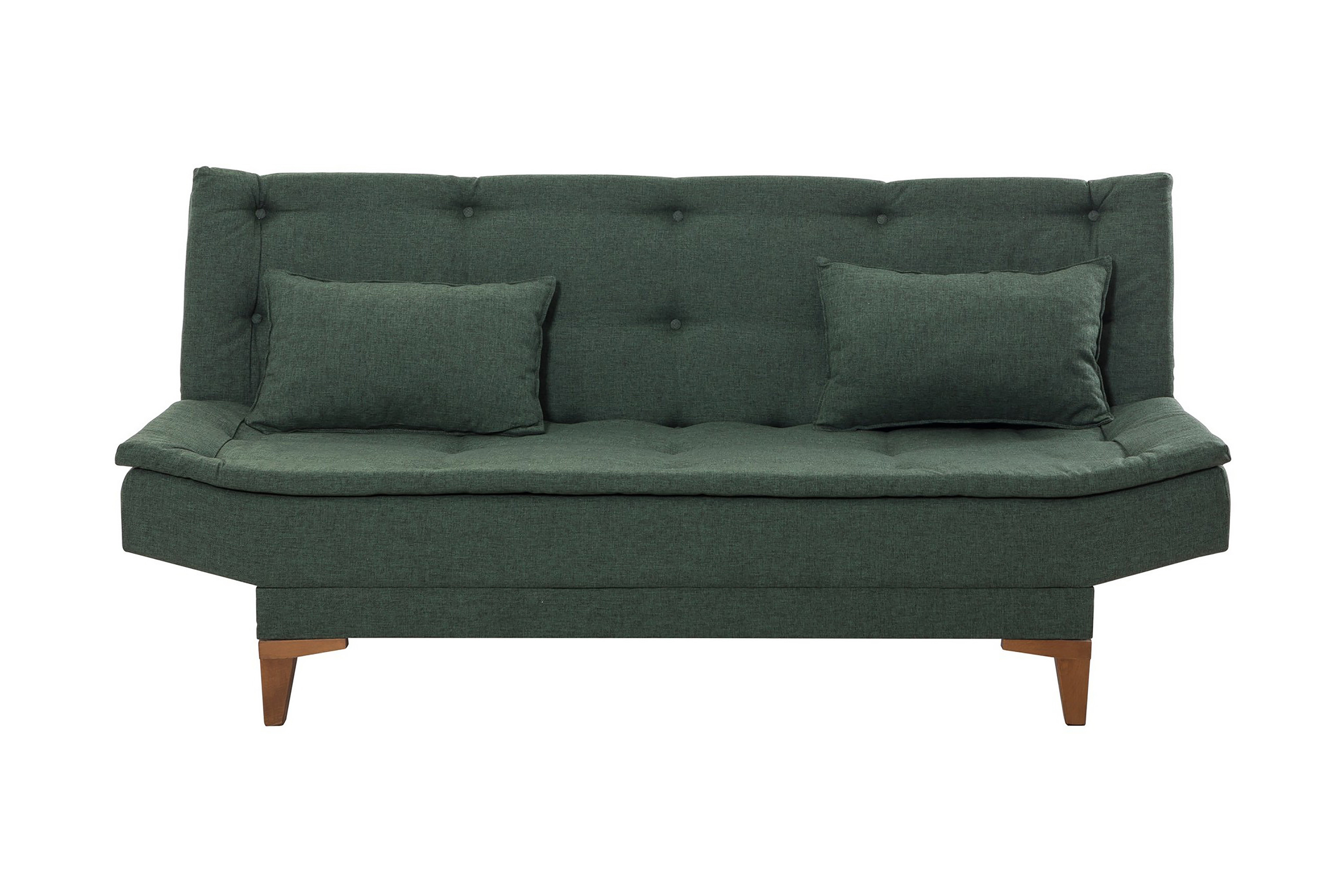 Bäddsoffa Longburn 3-sits 106x190 Grön