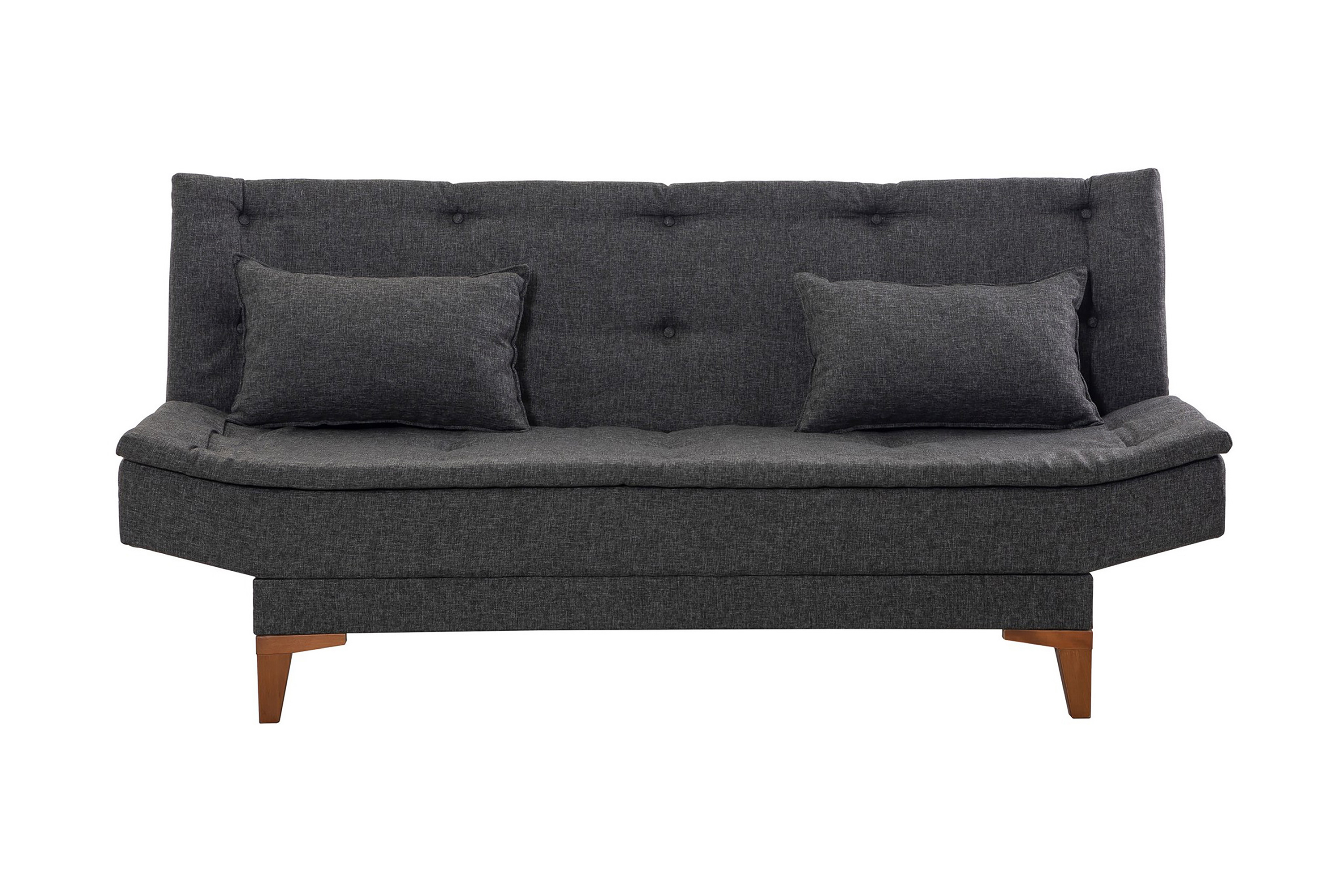 Bäddsoffa Longburn 3-sits 106x192 Antracit