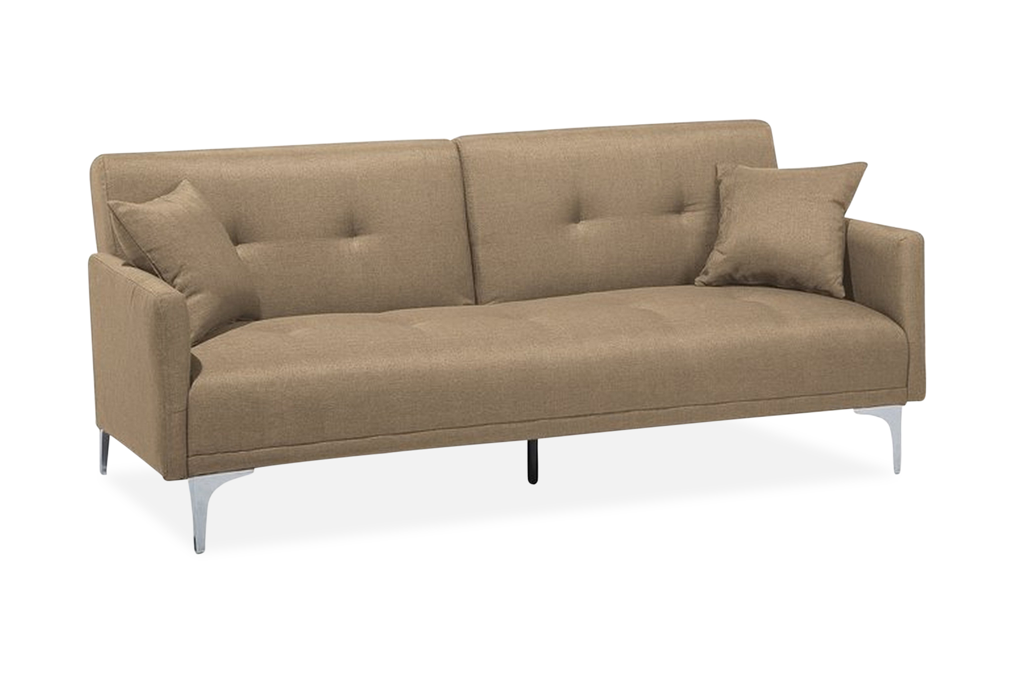 Bäddsoffa Lucan 178 cm BeigeSvart