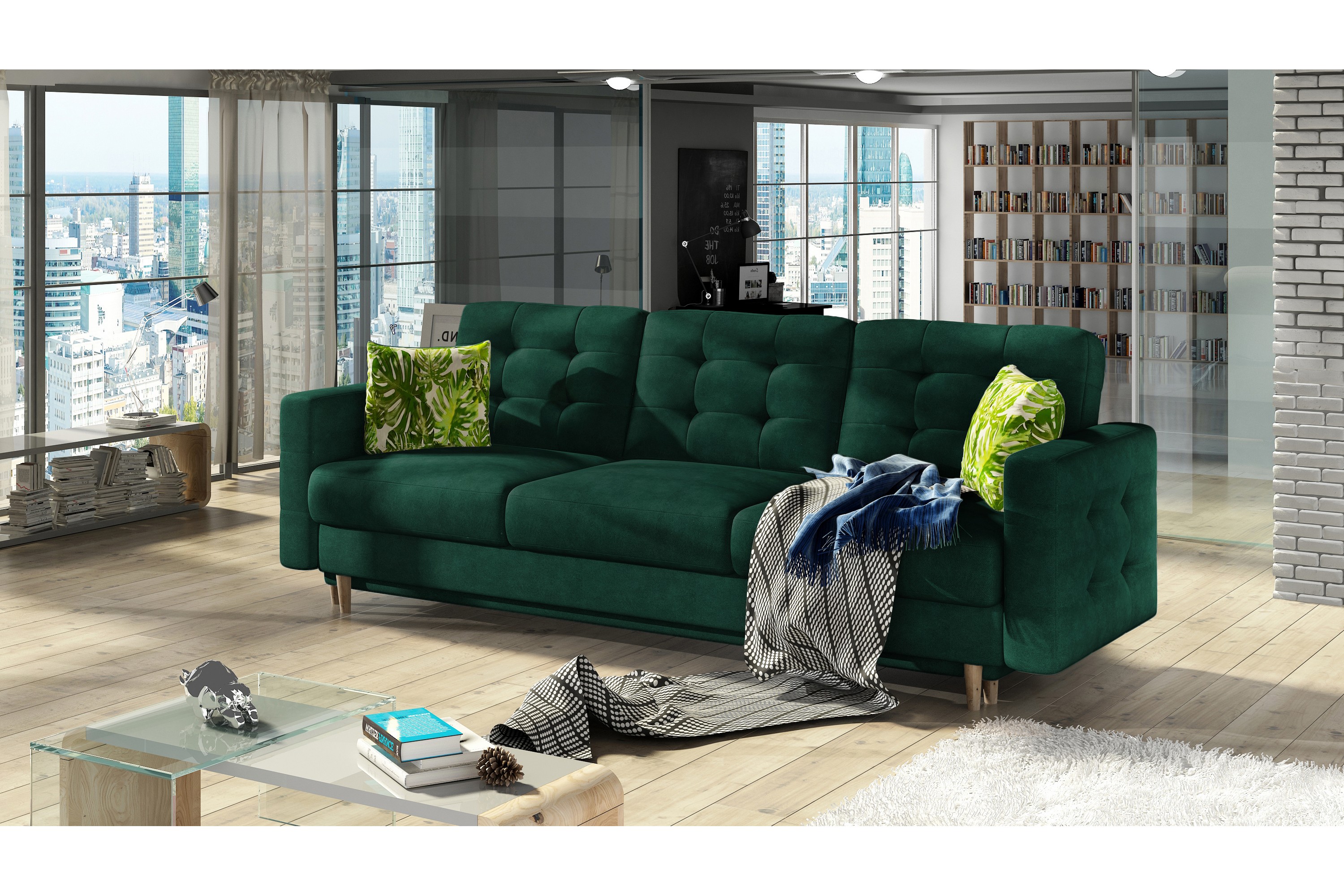 Bäddsoffa Remoni Grön