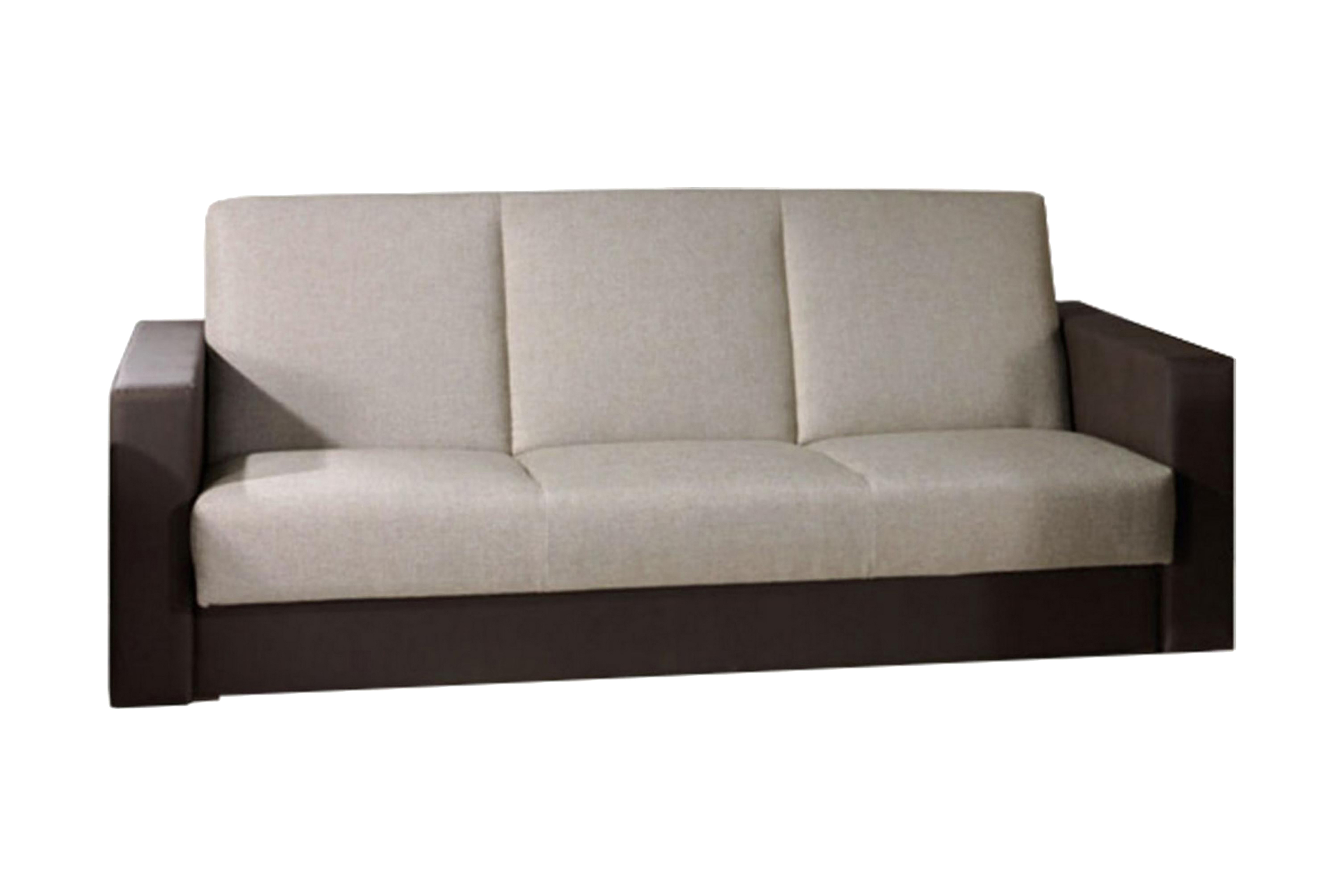 Bäddsoffa Square 222x97x88 cm Beige/Grå