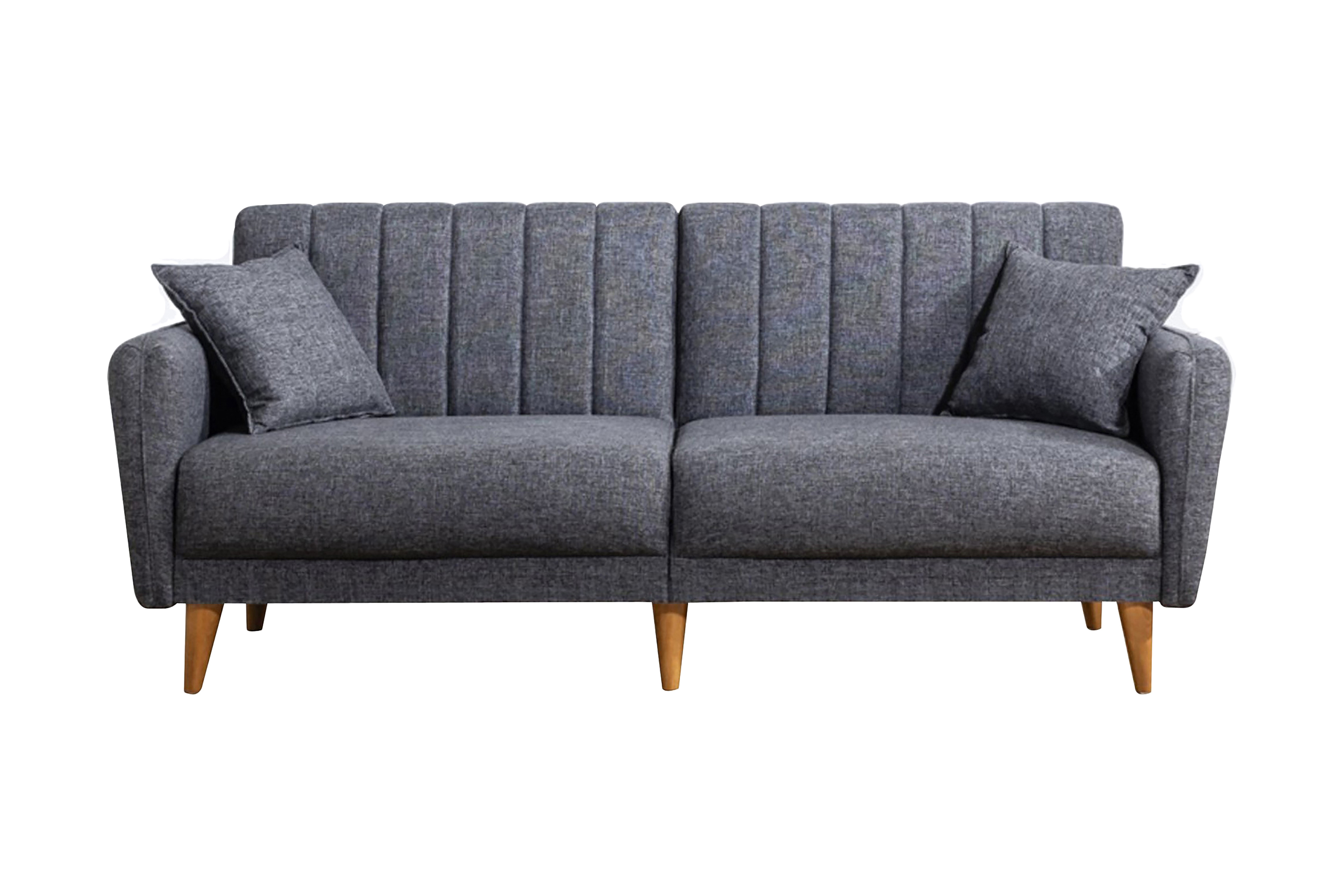 Bäddsoffa Twana 3-sits Mörkgrå