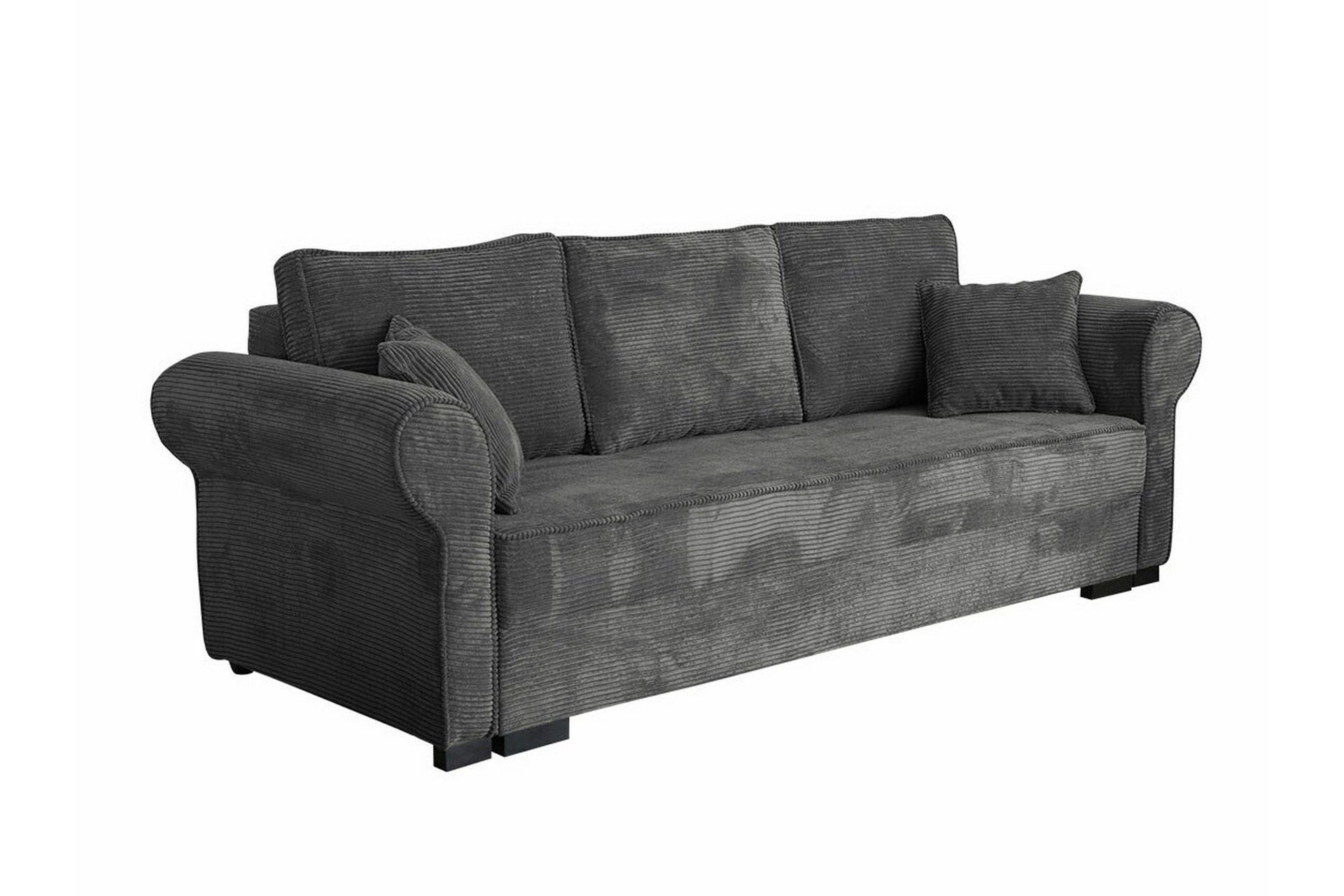 Denegal 3-sits B&auml;ddsoffa Dark grey -