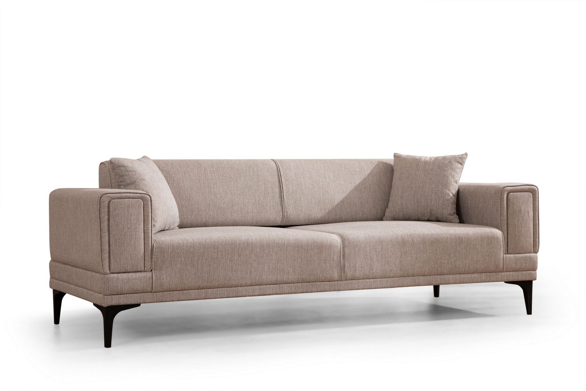 Naoko 3-sits Bäddsoffa - Ljusbrun