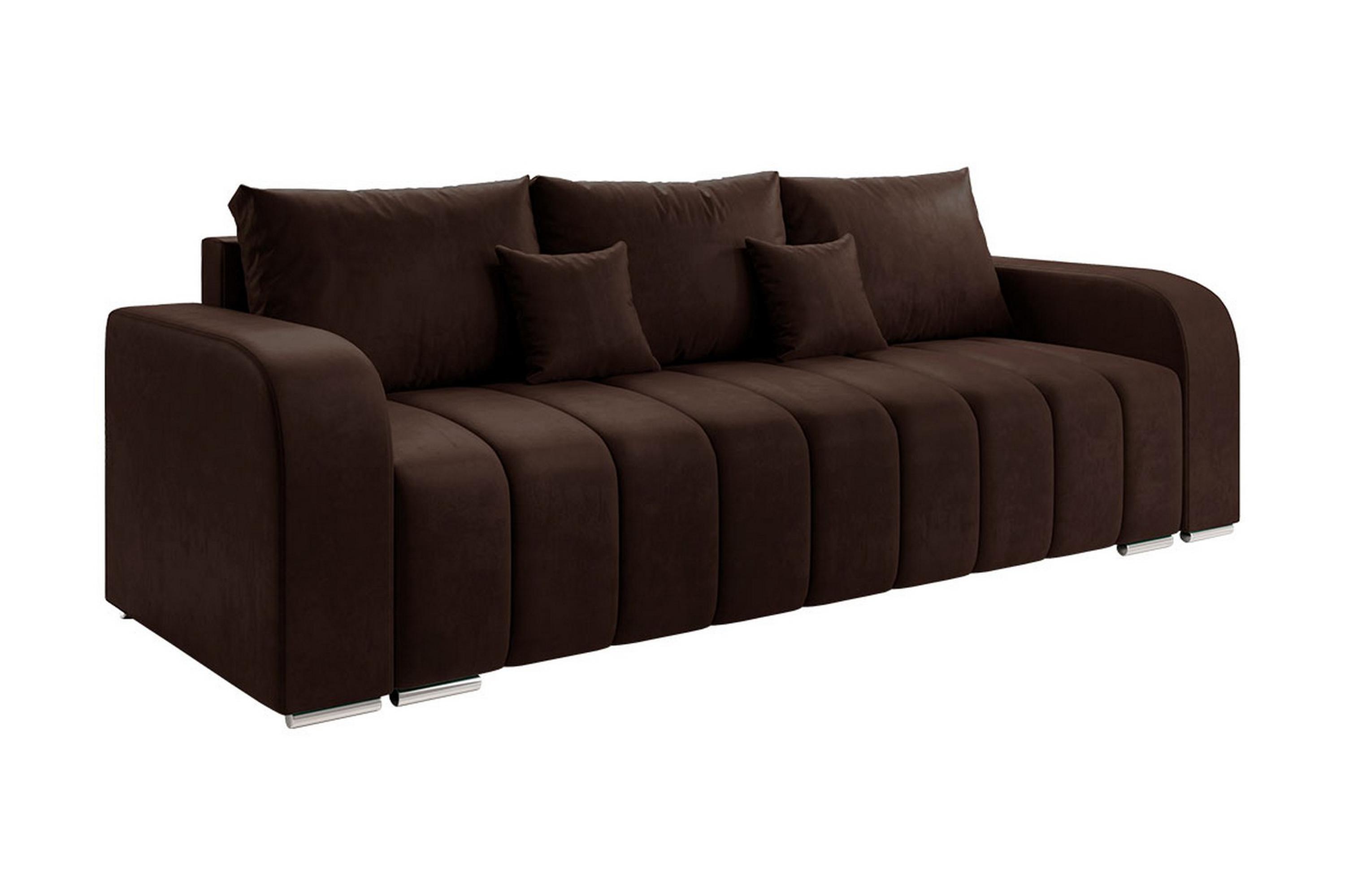 Picazo 4-sits Bäddsoffa Vänster Brun